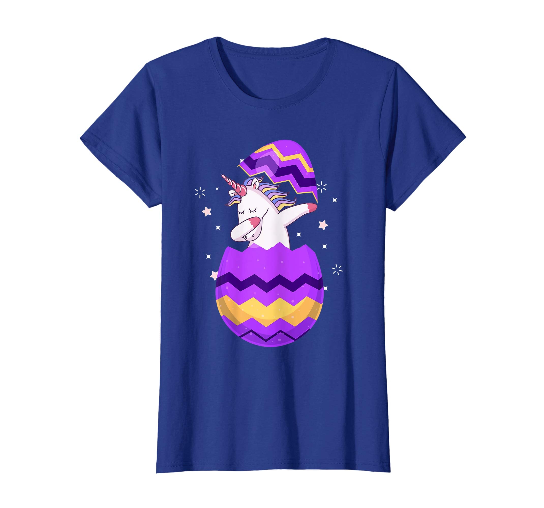 Dabing Egg Unicorn Easter Shirt for Girls &amp; Women