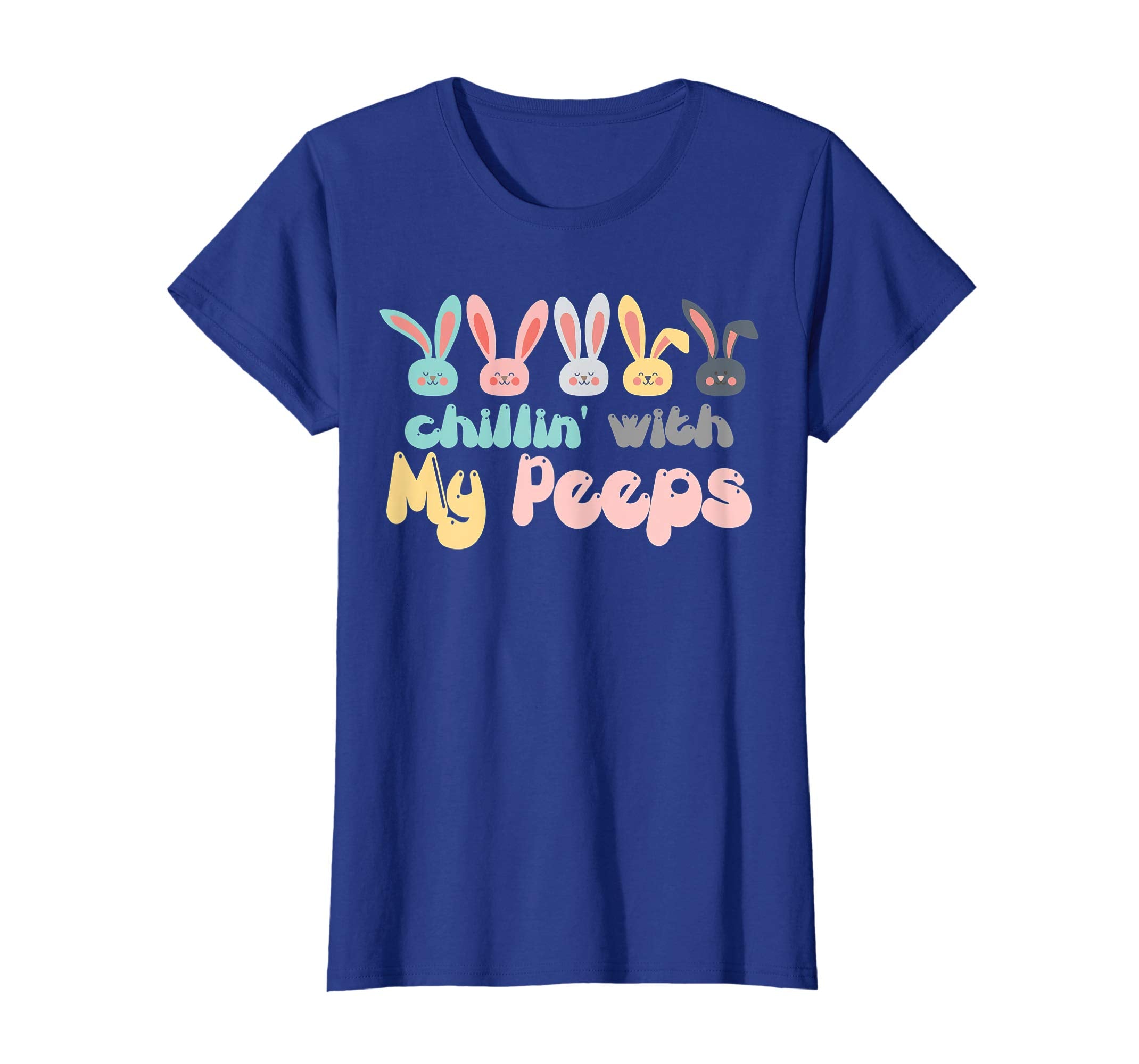 Chillin' With My Peeps Easter Bunny T-Shirt