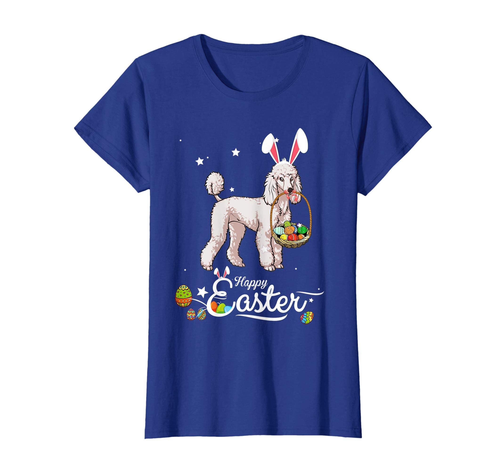 Poodle Dog With Bunny Hat Easter Costume T Shirt