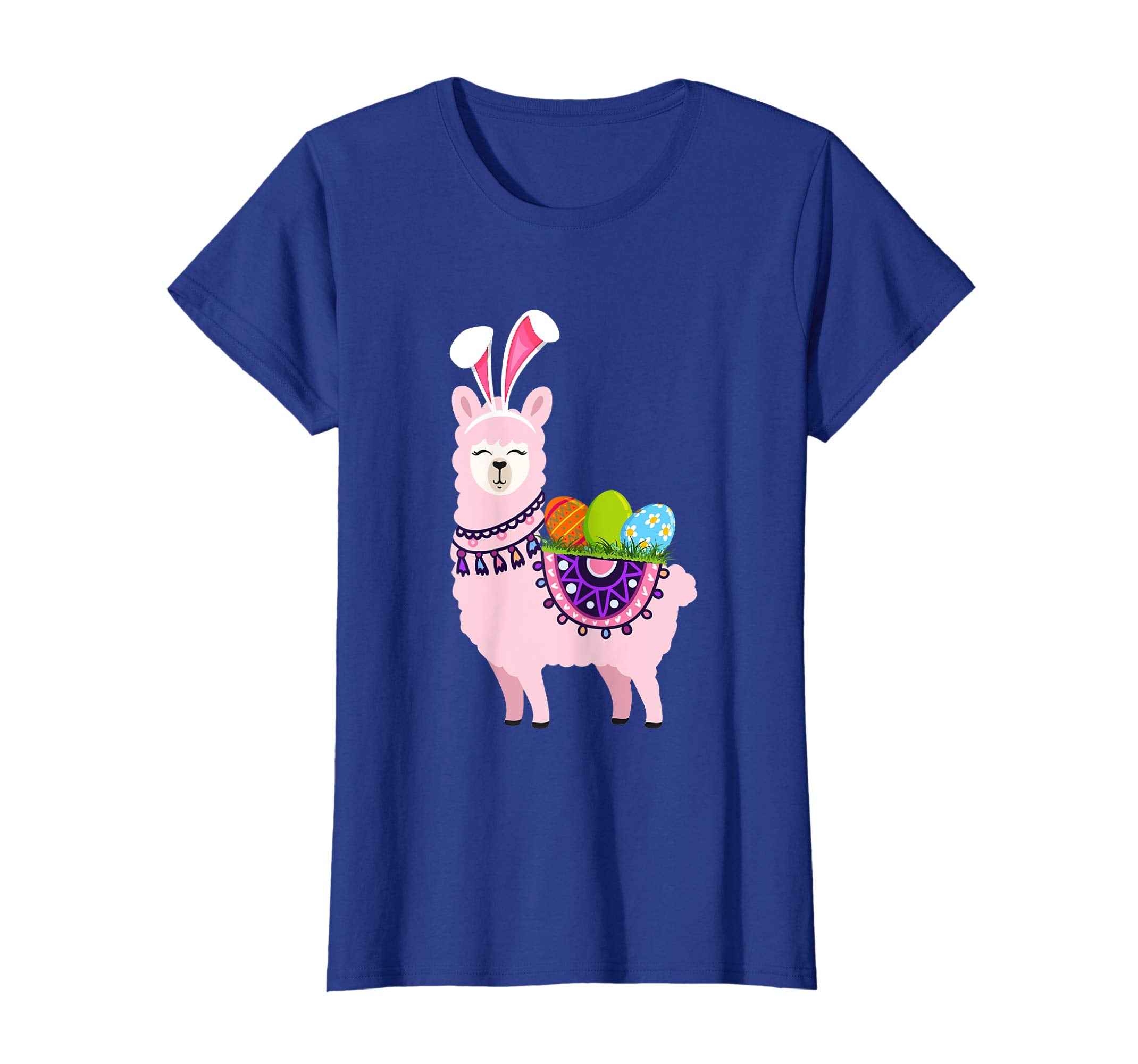 Cute Bunny Ears Llama Easter Day Tee Egg Hunt T-Shirt Gifts