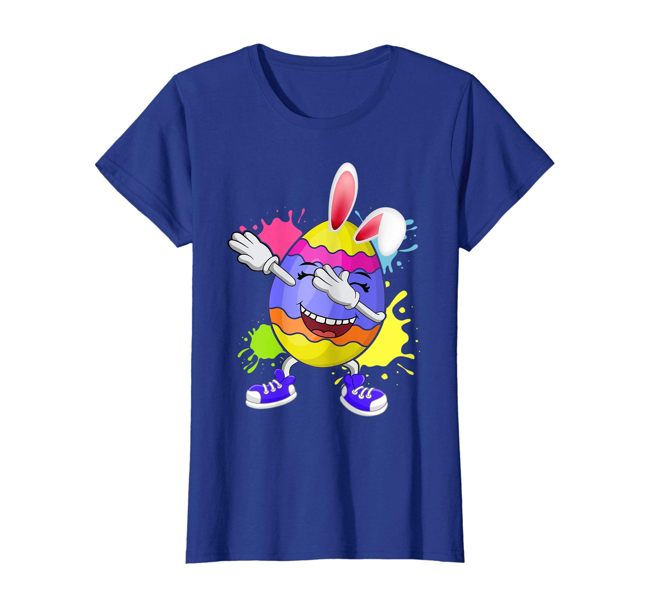 Cute Dabbing Egg Bunny Easter T shirt Kids Boys Girls