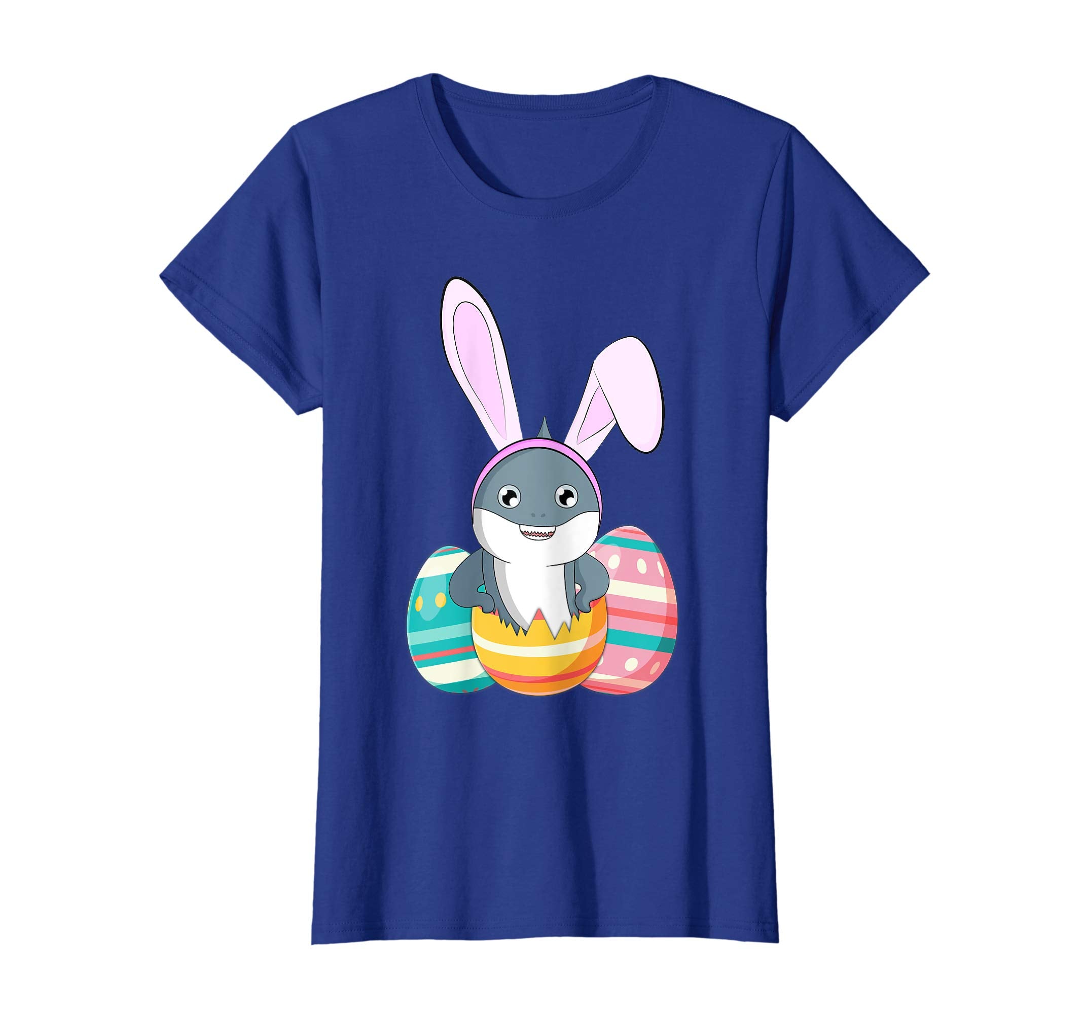 Easter For Kids Boys Girls Shark Easter Eggs T Shirt
