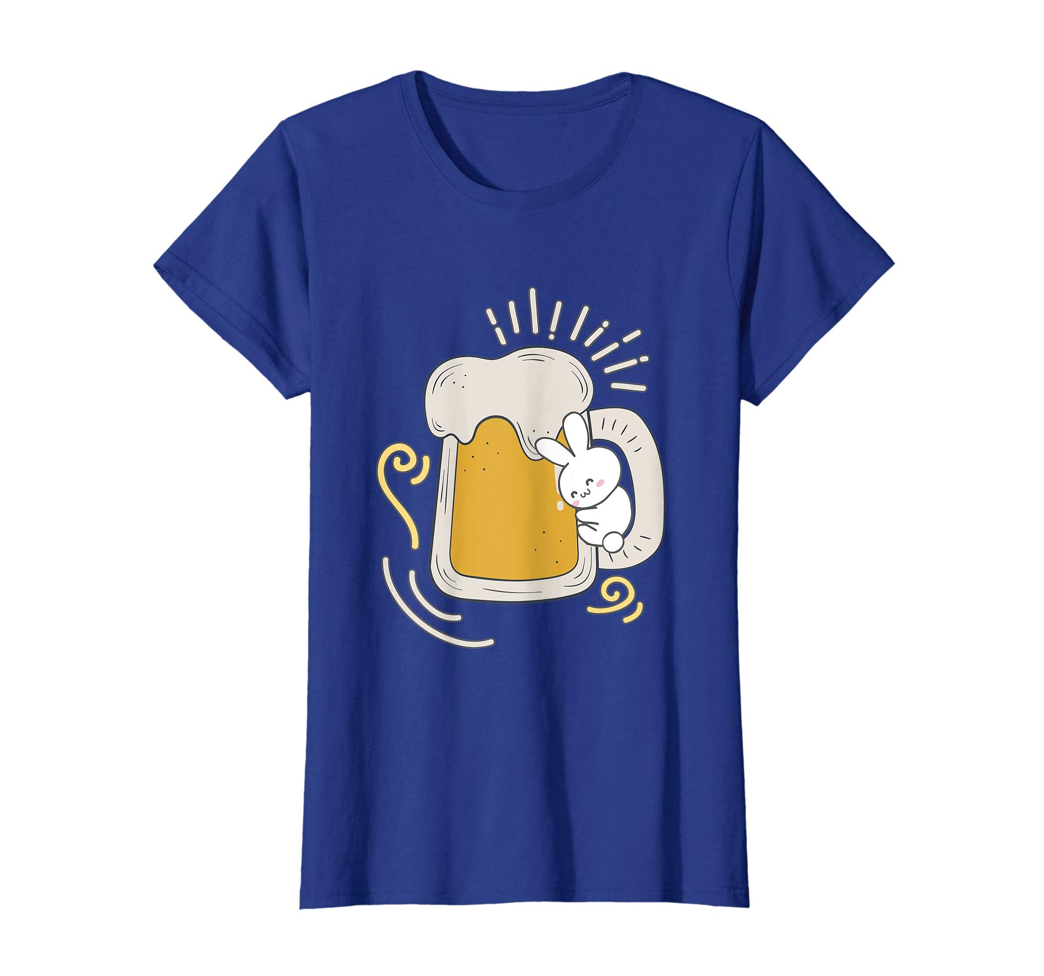 Cute Bunny Drink Beer Easter Day T-Shirt Gifts
