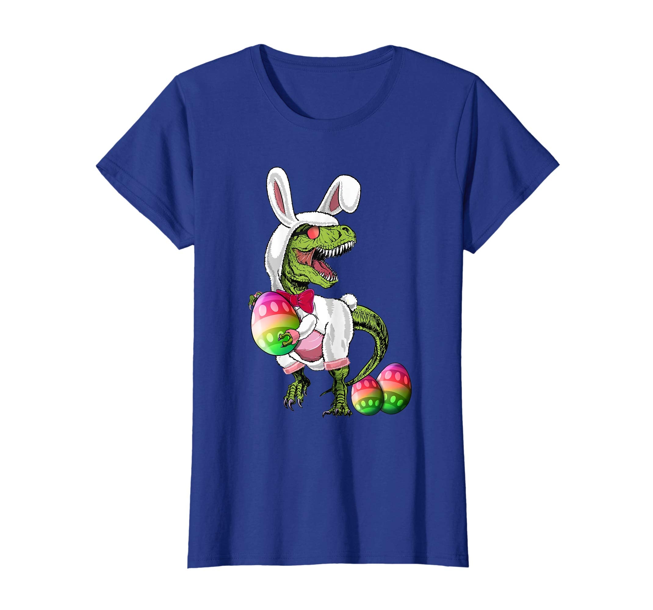Happy Eastrawr T Rex Dinosaur Easter Bunny Egg Shirt Kids
