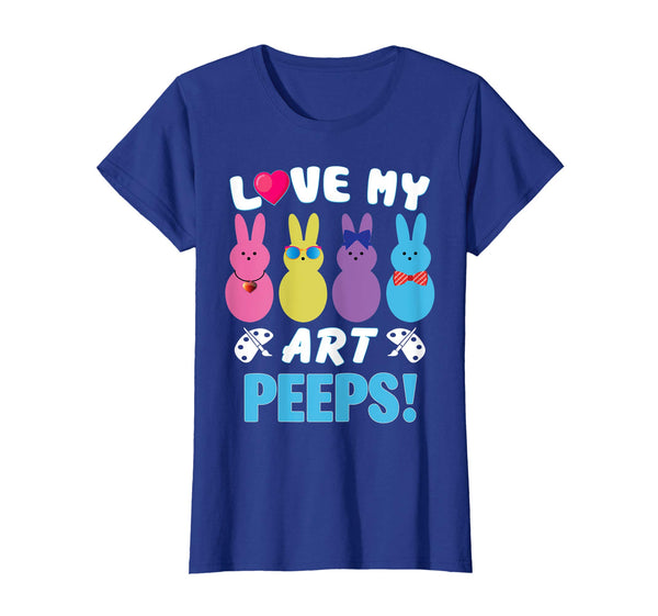 I Love My Art Bunnies Chicks Happy Easter Teacher Shirt