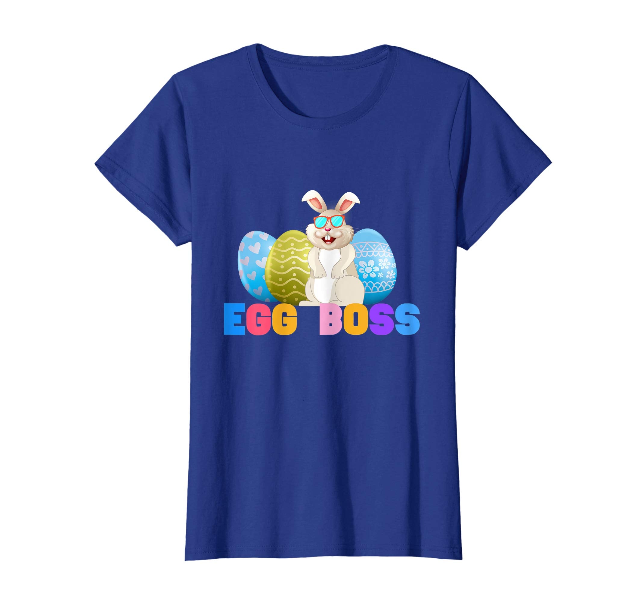 Egg Boss Easter Shirt For Kids Boys Girls Cute Easter Bunny