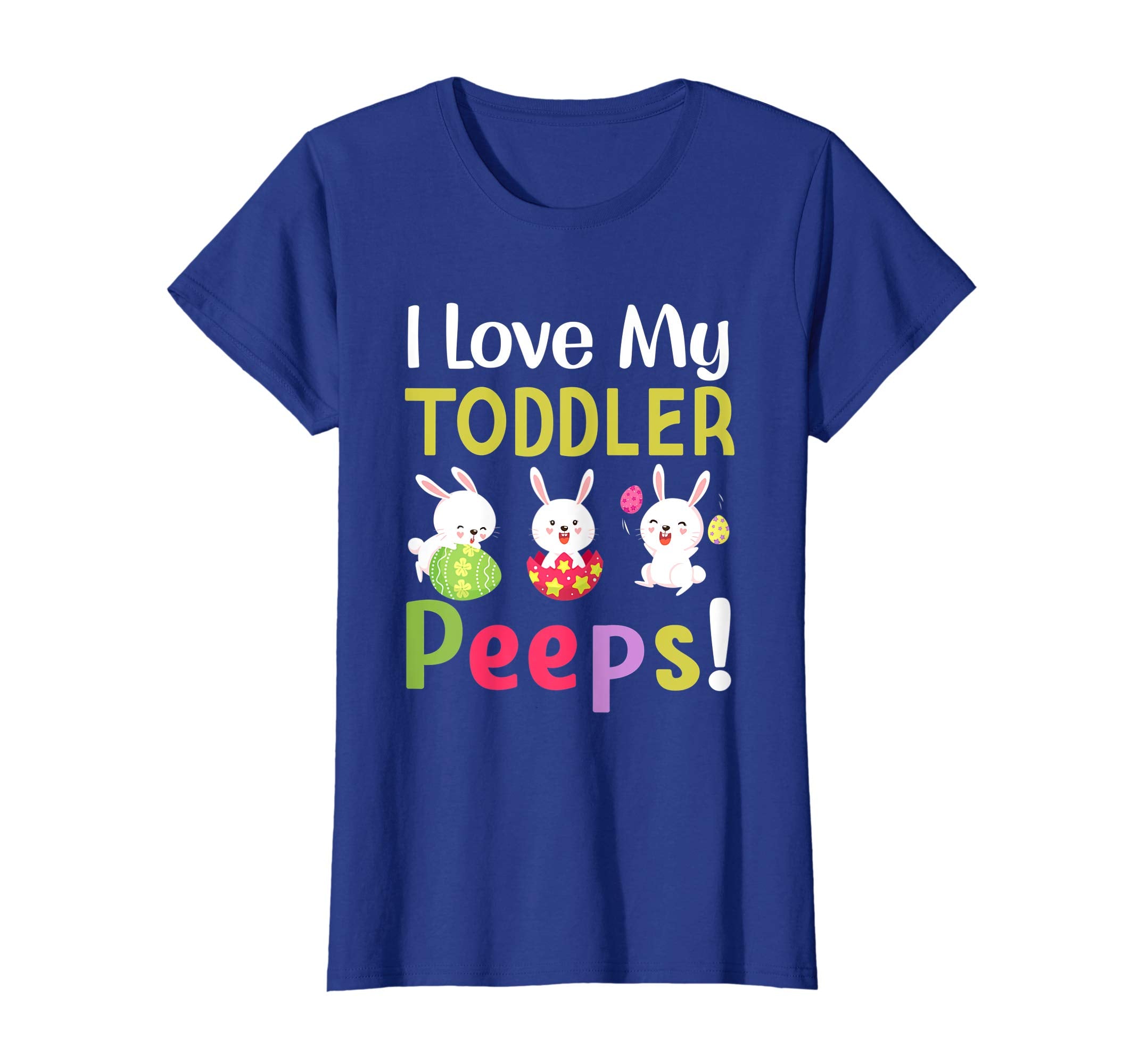 I Love My Toddler Peeps Happy Easter Teacher Tshirt