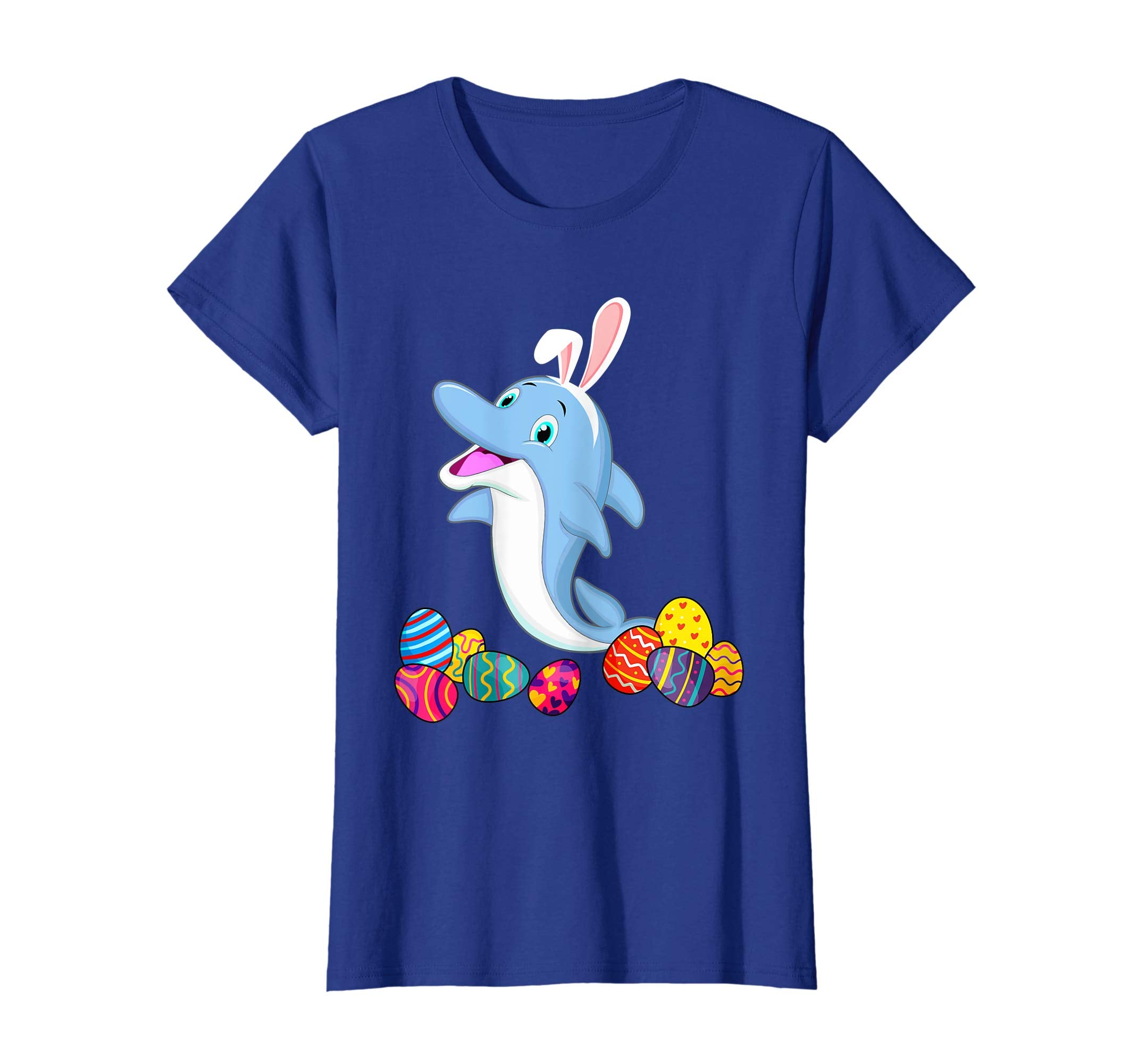 Dolphin Bunny Ear With Egg Easter Easter Day Shirt