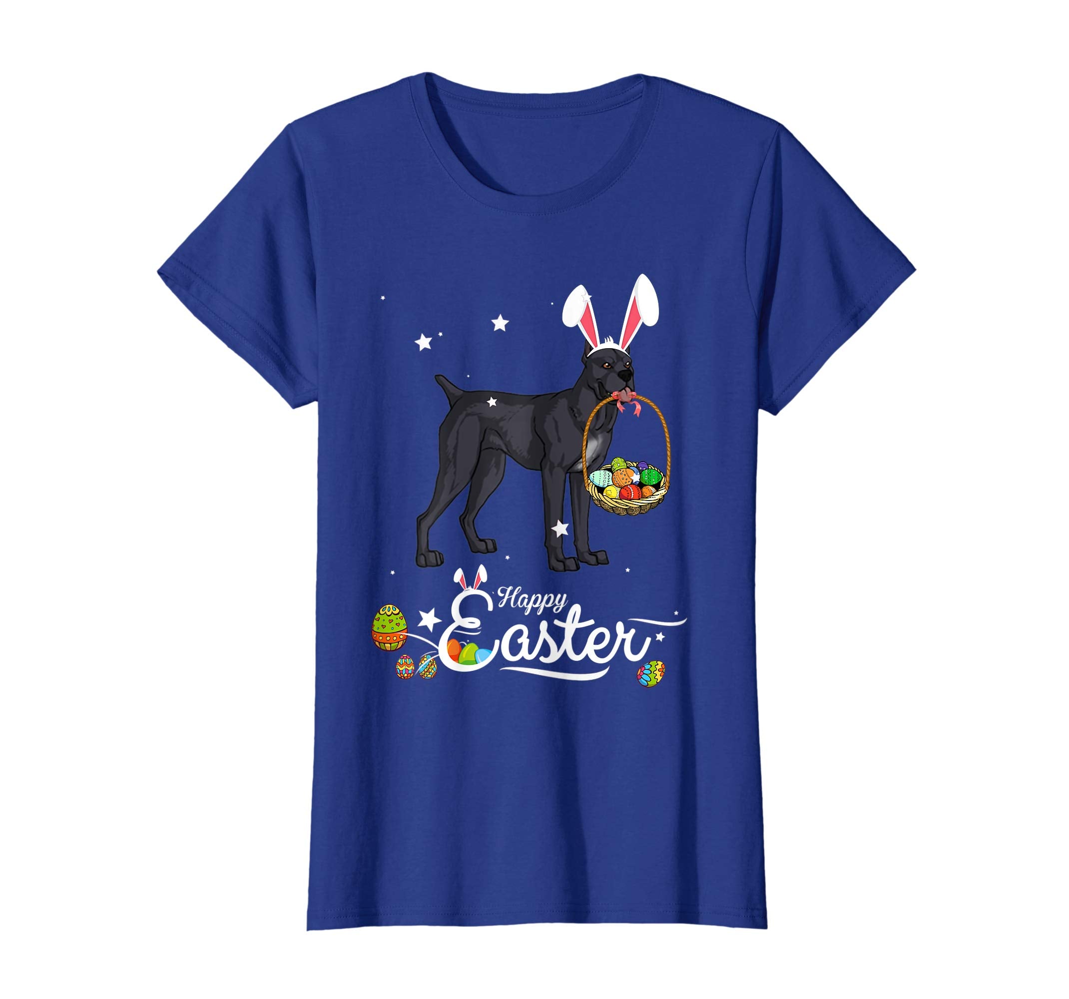 Cane Corso Mastiff Dog With Bunny Hat Easter Costume T Shirt