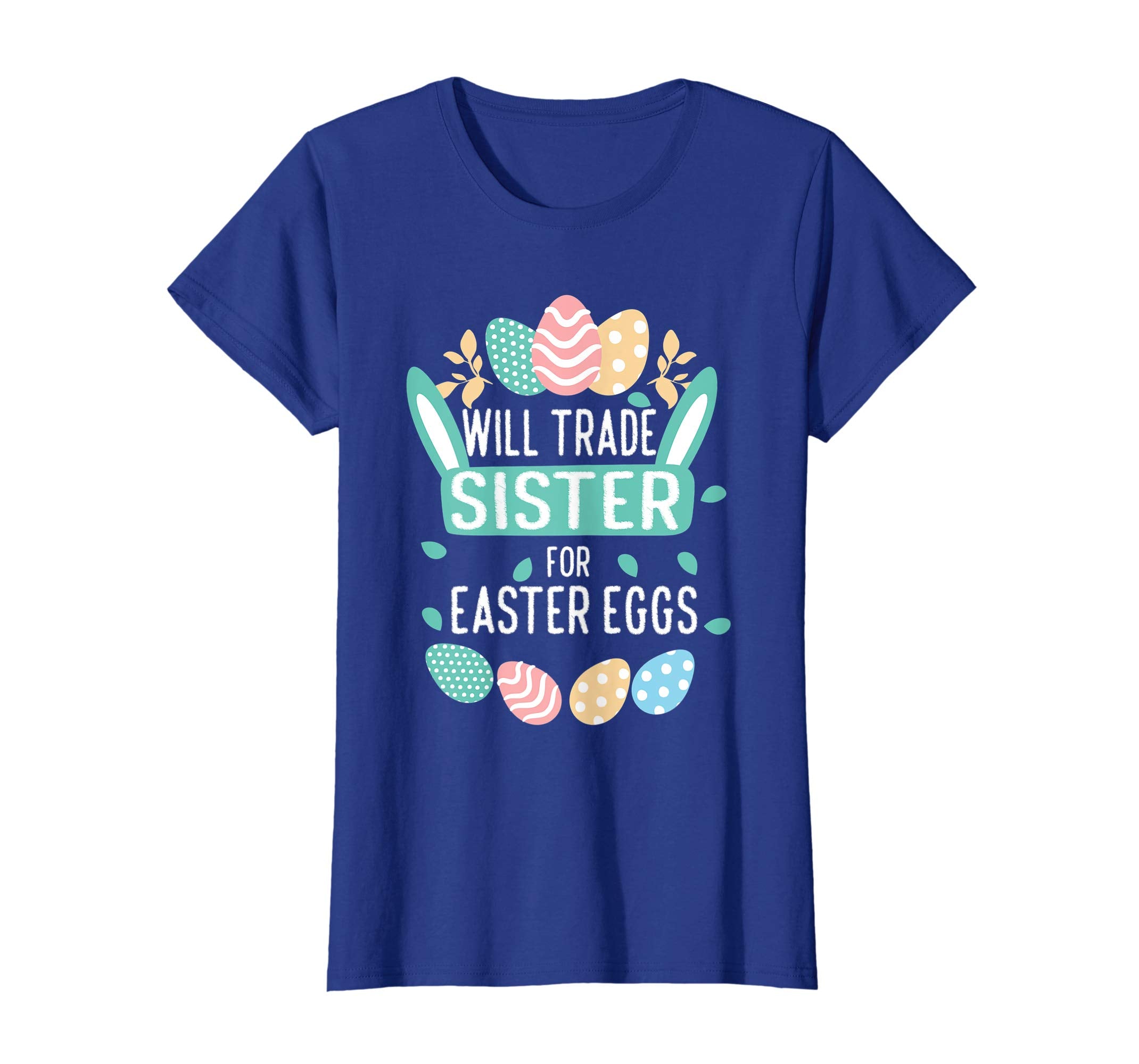 Boys Easter Bunny Gift Shirt Will Trade Sister For Eggs Tee