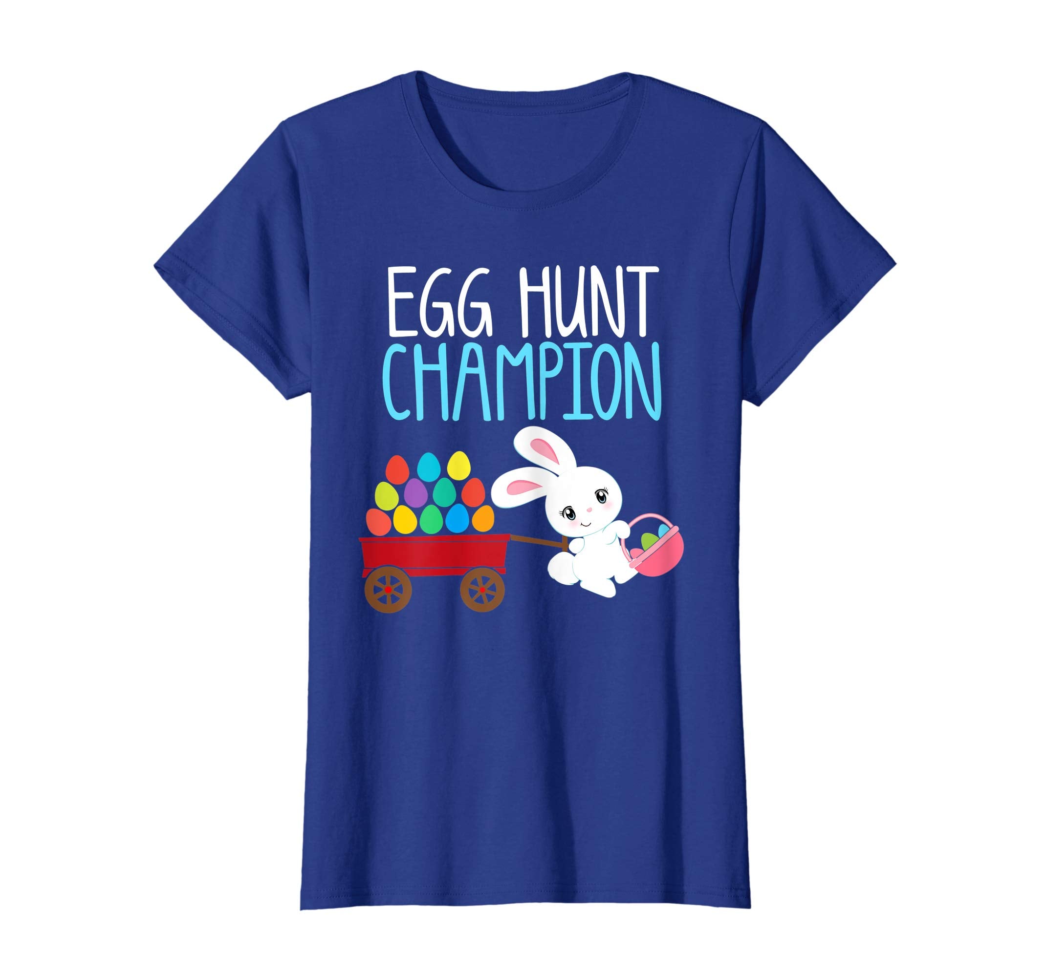 Easter Bunny T-Shirt Girls Kids Toddlers EGG HUNT CHAMPION