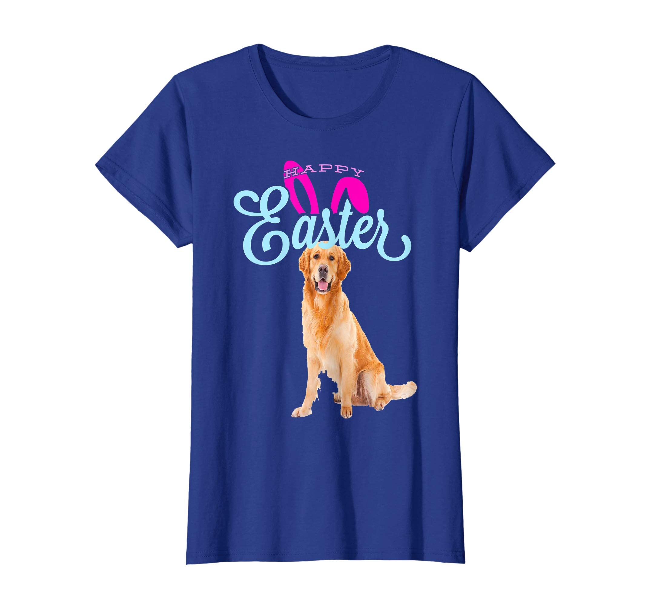 Easter Bunny Golden Retriever Tshirt Dog Men Women Gift