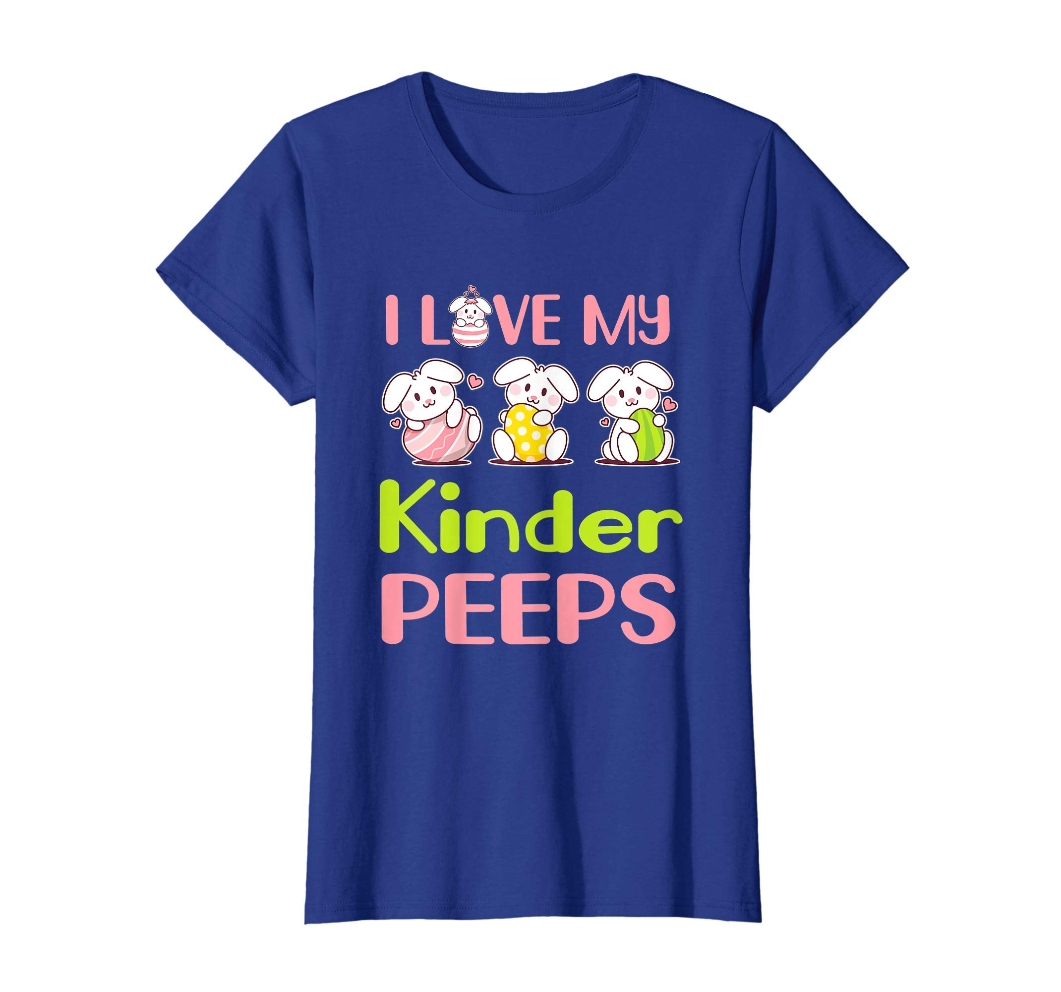 I Love My Kinder Peeps Happy Easter Teacher Shirt