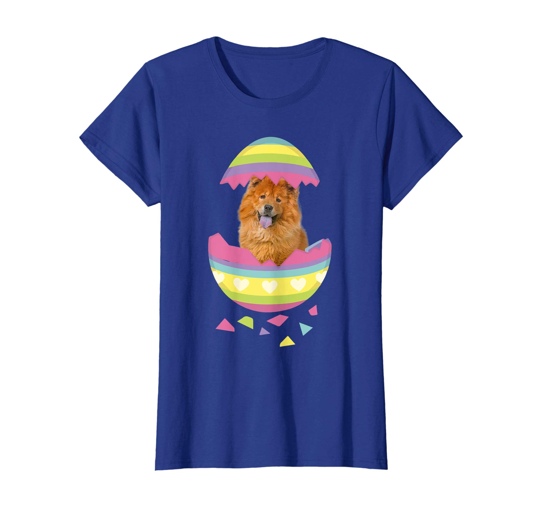 Chow Chow Easter Egg T-Shirt Dog Lover