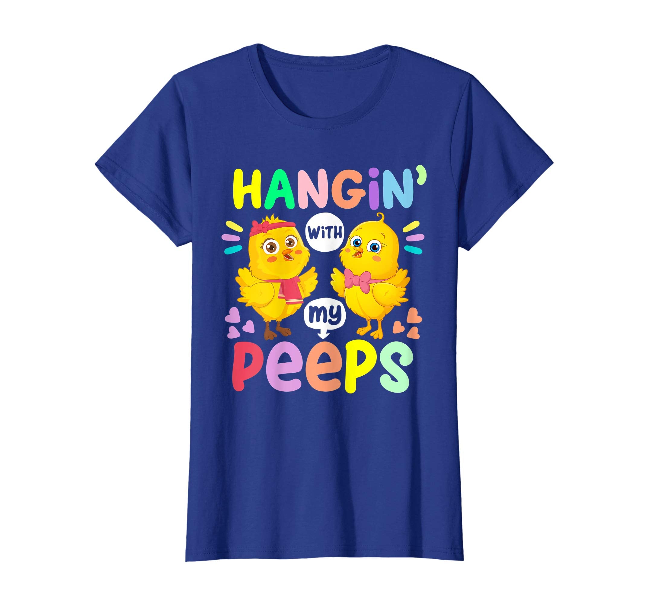 Hanging With My Peeps Happy Easter Kids Boys Girls T Shirt