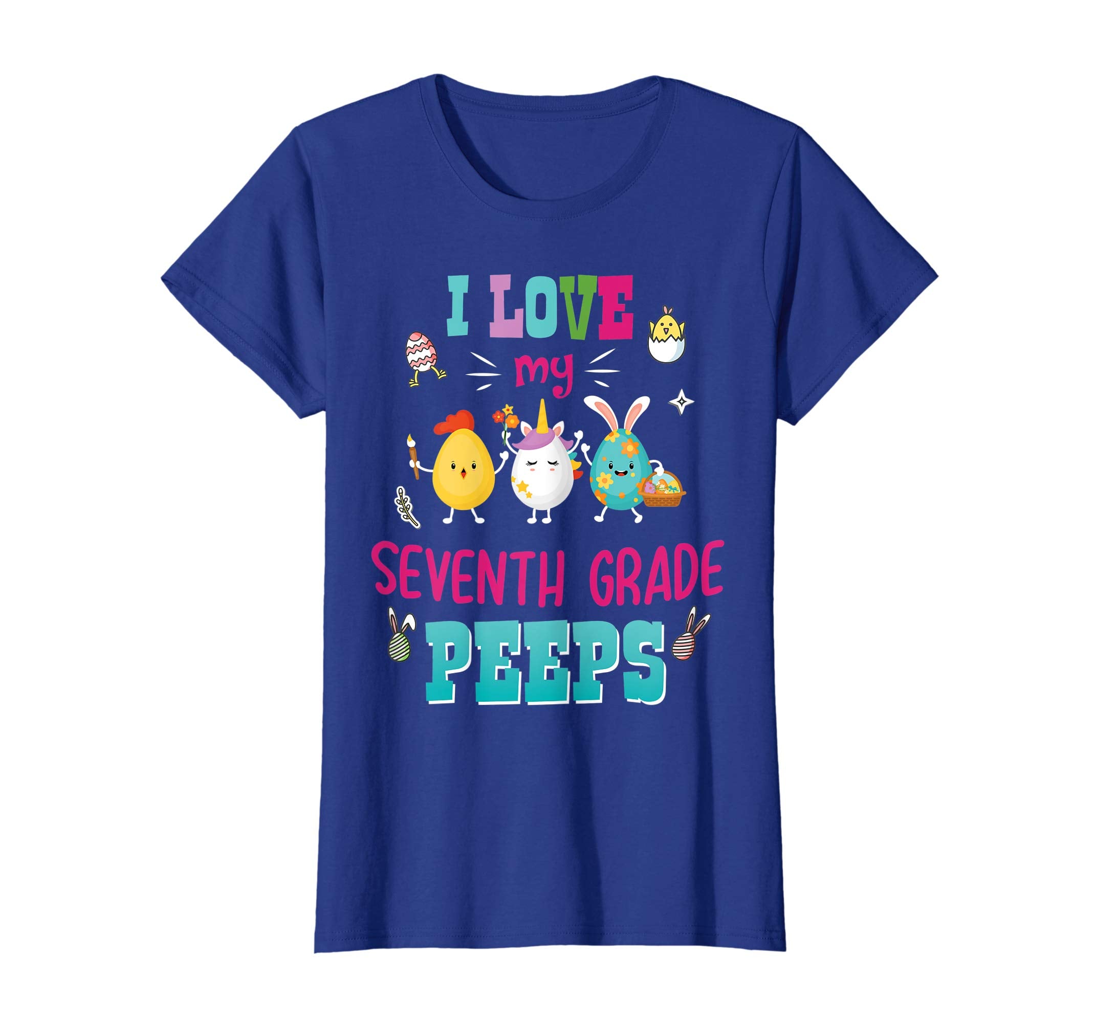 I Love My Seventh Grade Peeps Easter Day T-Shirt
