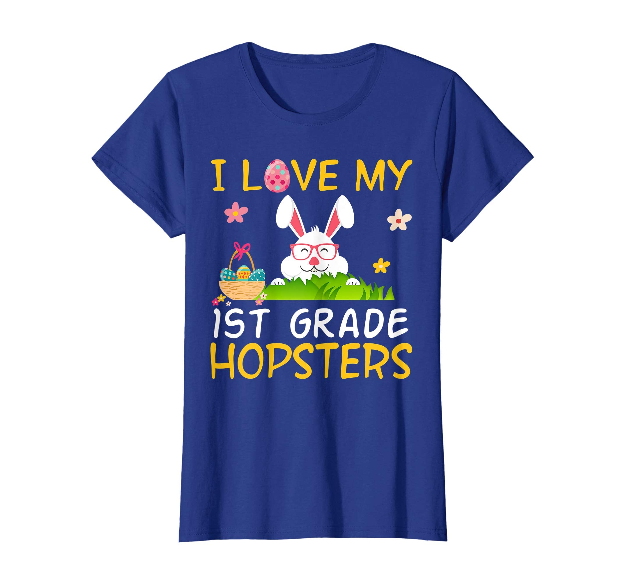 Easter 1st Grade Teacher Shirt Easter Gift for Women Tshirt
