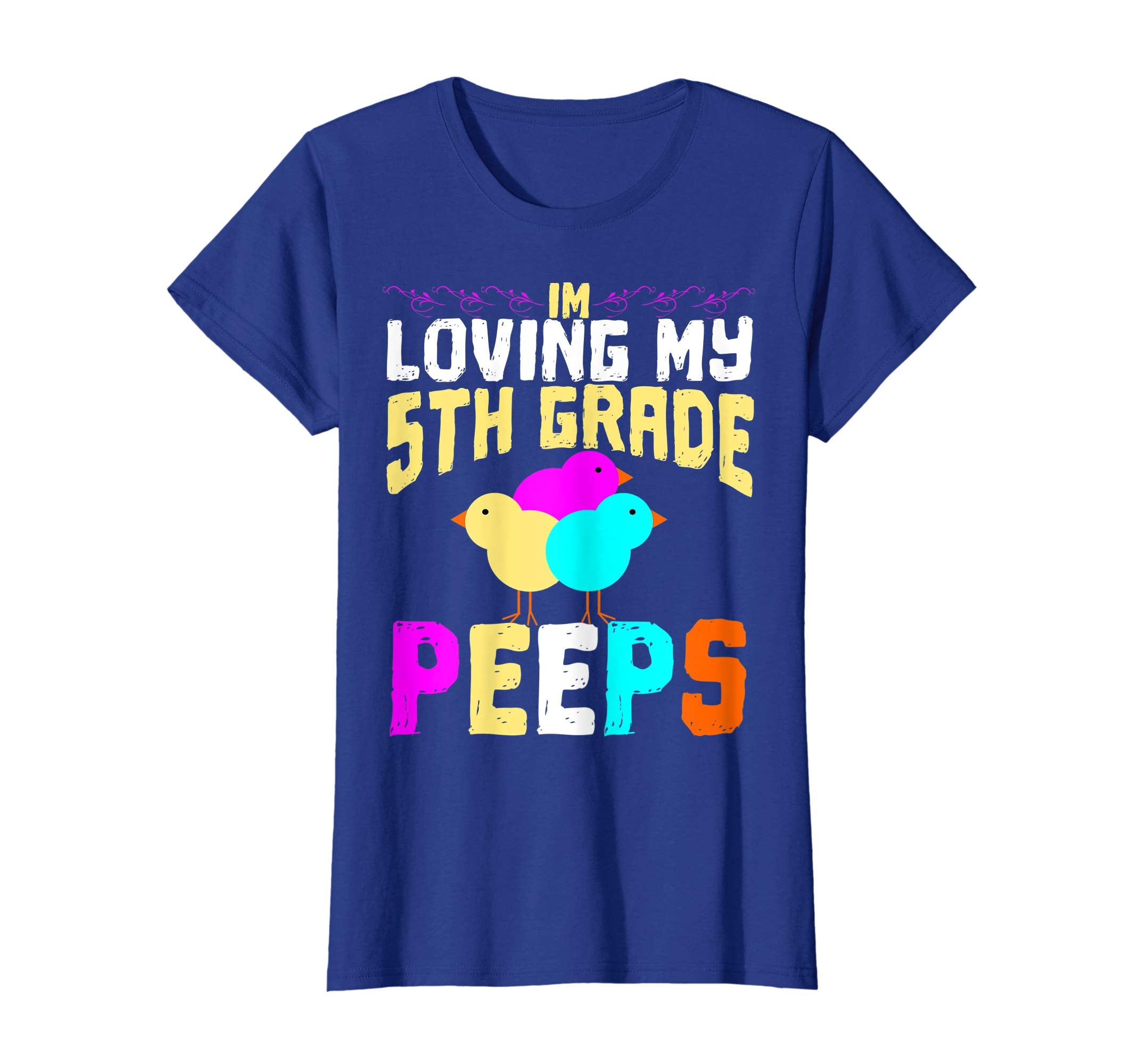 5th Grade Peeps Easter TShirt Teacher Gift