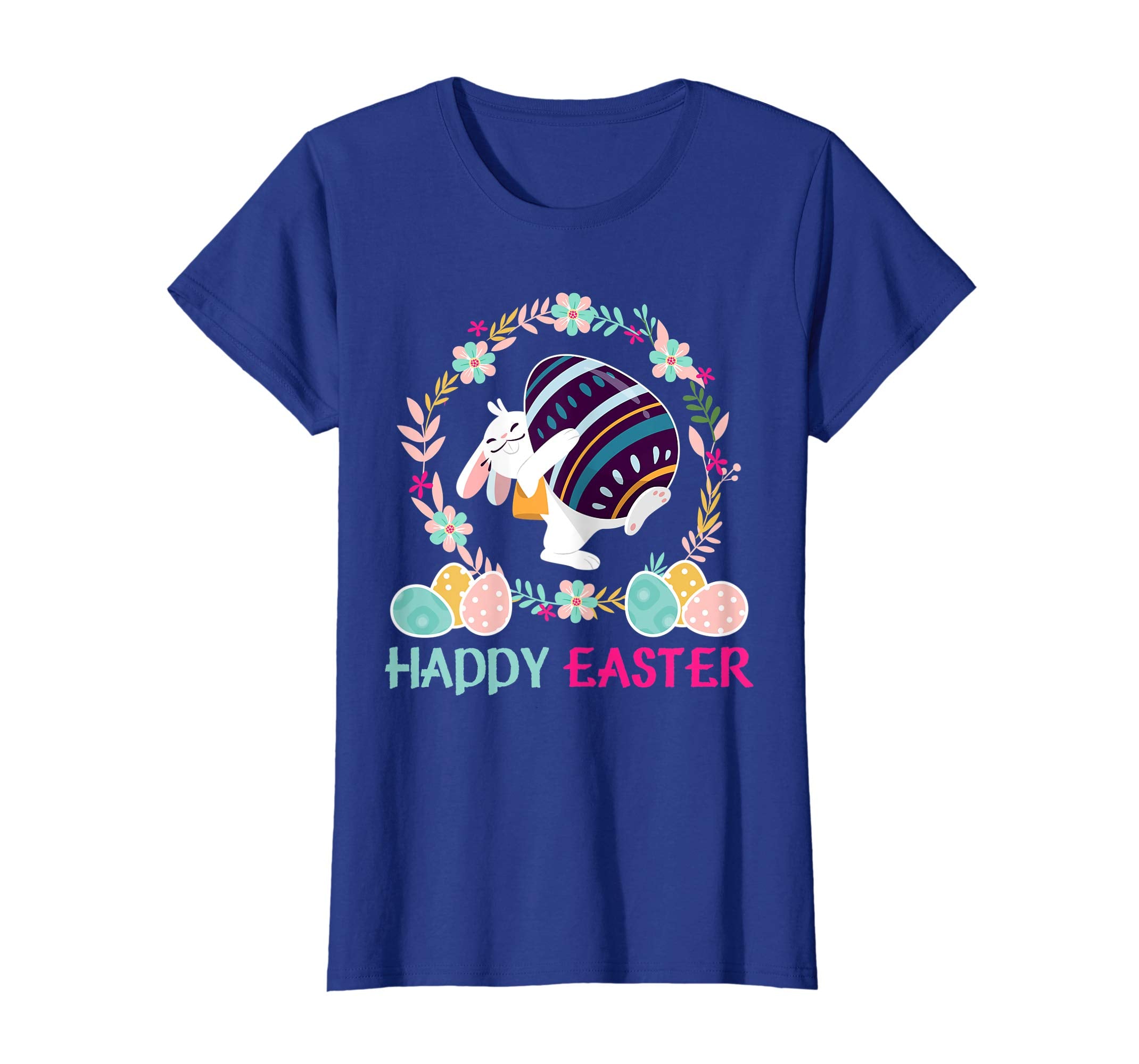 Happy Easter T-Shirt With Bunnies Eggs