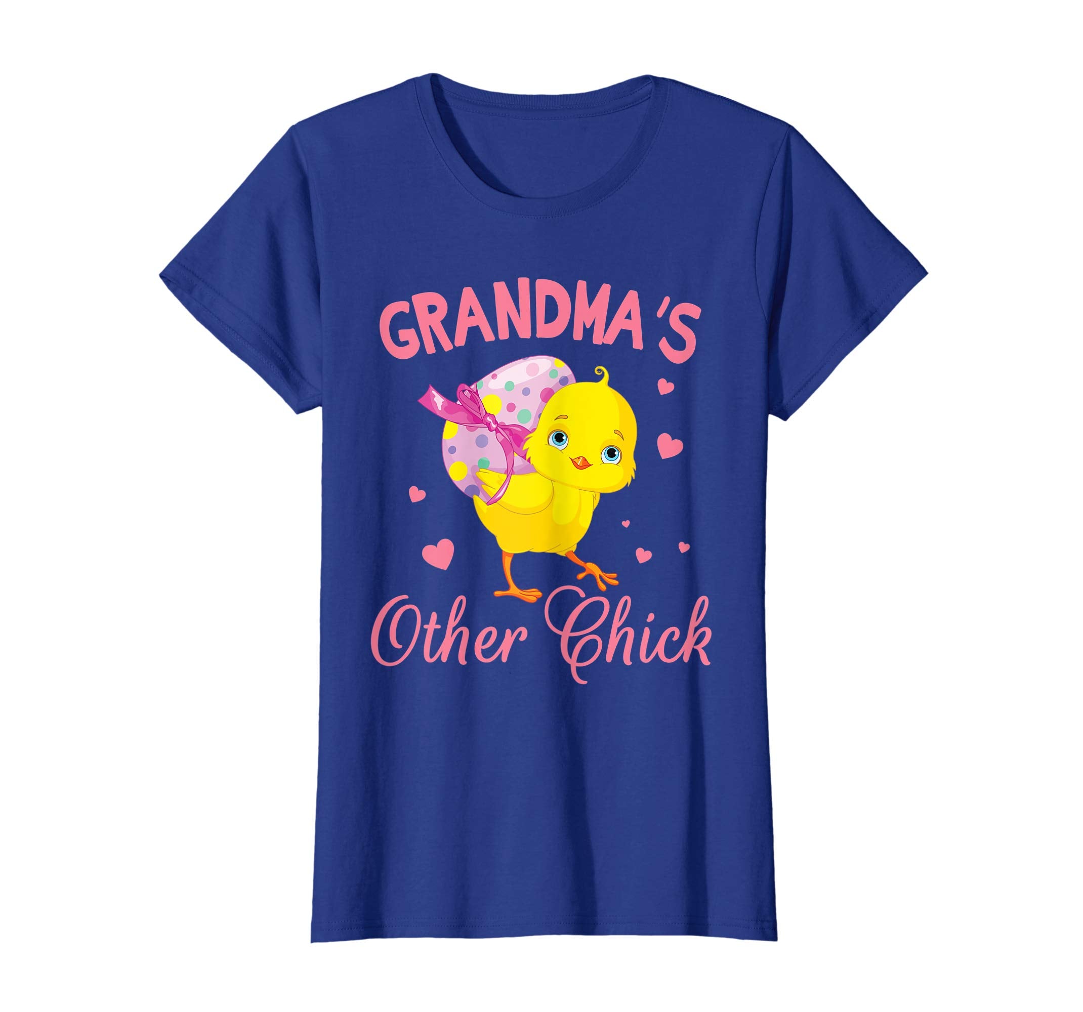 Hearts Chick With Big Easter Egg Shirt Grandma's Other Chick