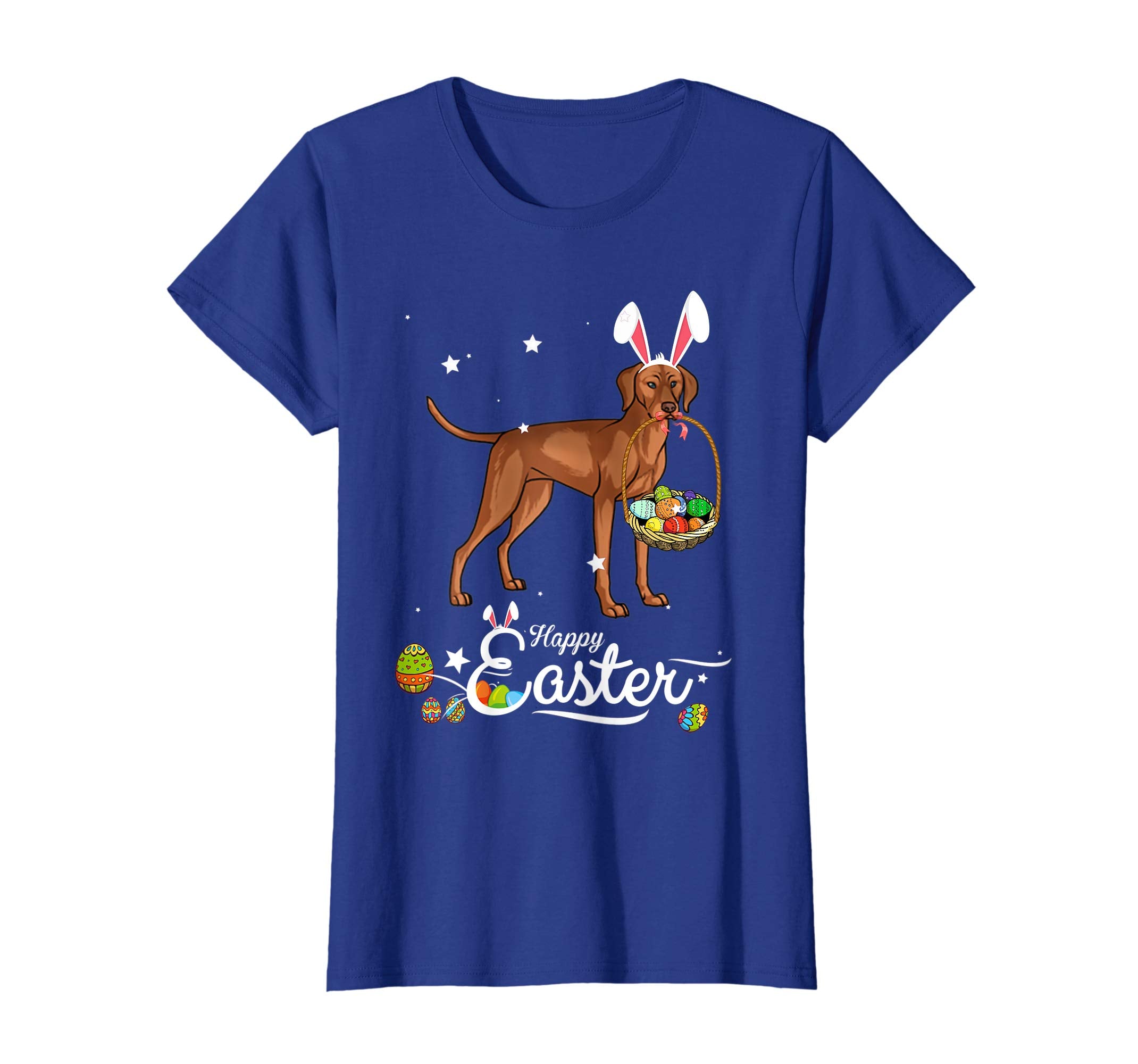 Vizsla Dog With Bunny Hat Easter Costume T Shirt