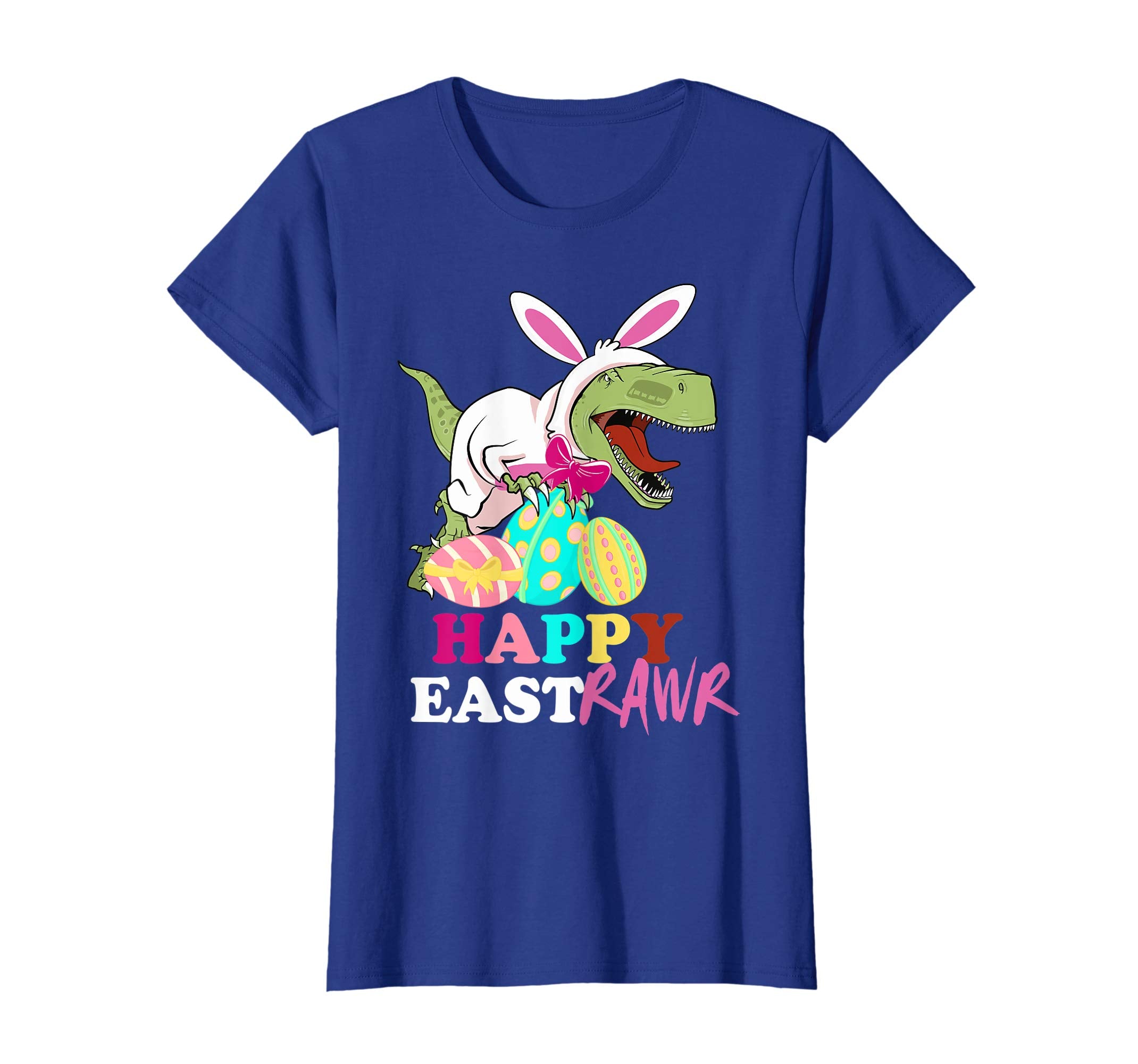 Funny Easter T rex Dino Eggs Happy Eastraw Kids Boys Tshirt