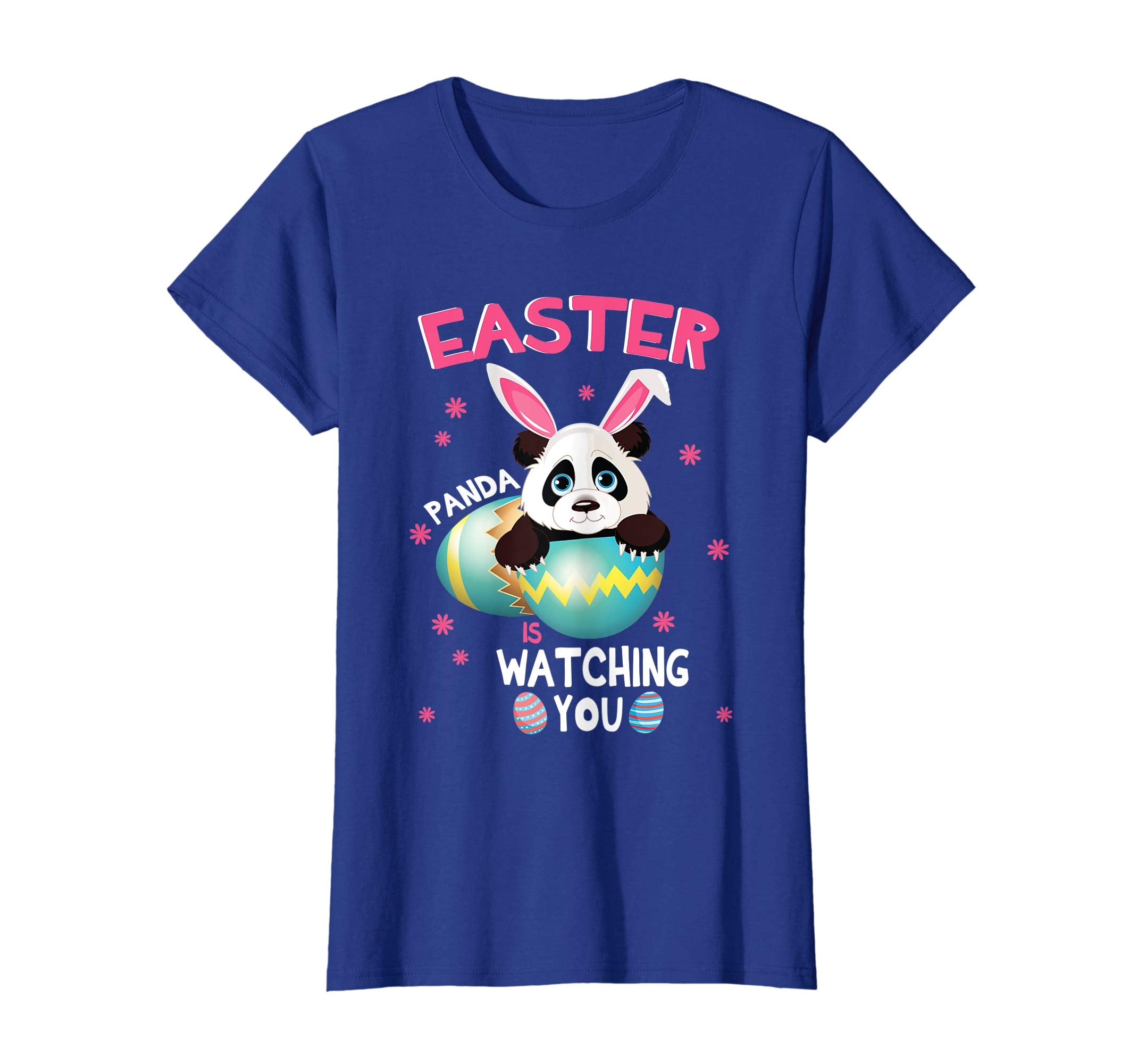 Easter Panda Is Watching You Stars Easter Eggs Happy Shirt