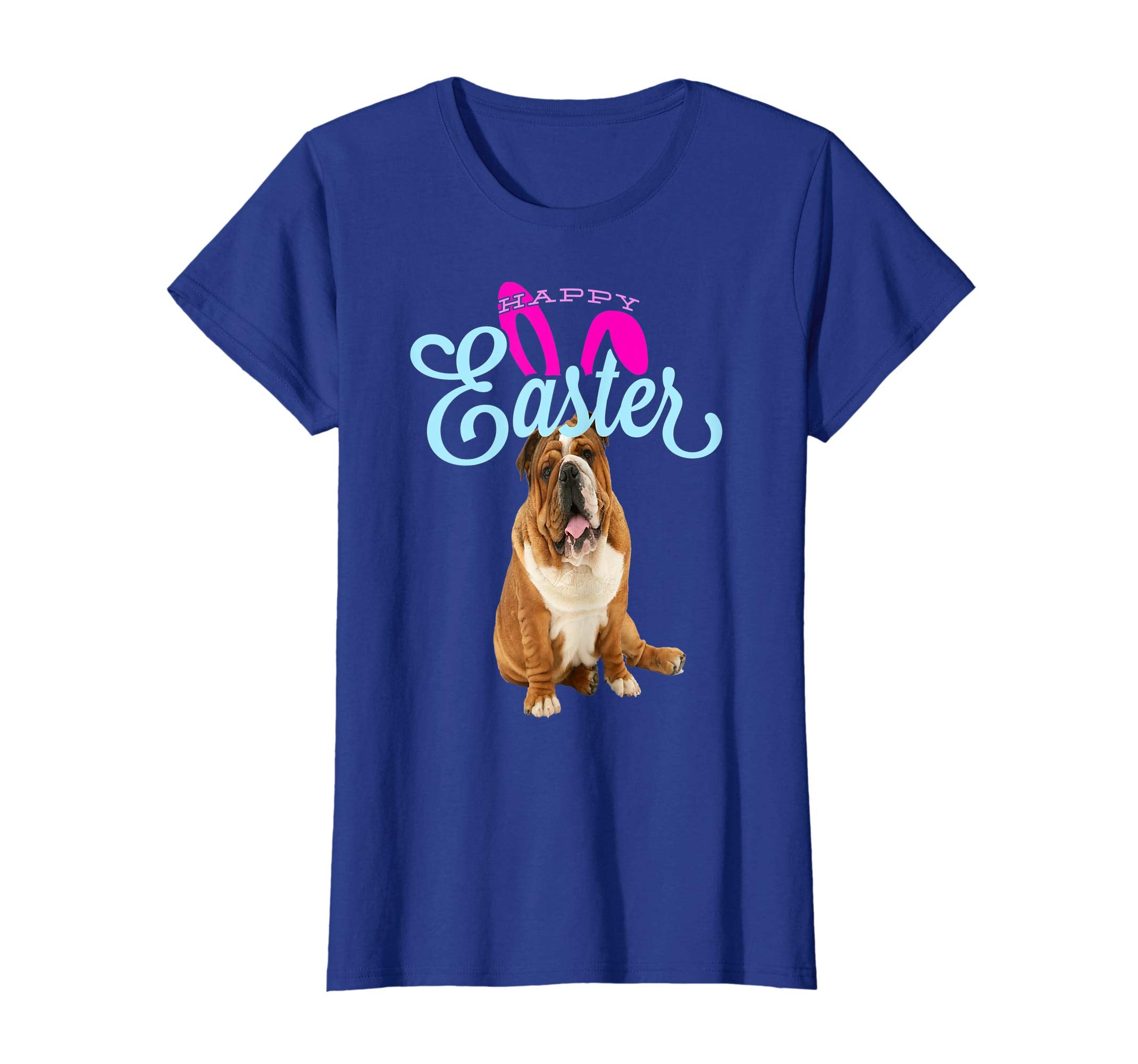 Easter Bunny English Bulldog Tshirt Dog Men Women Gift