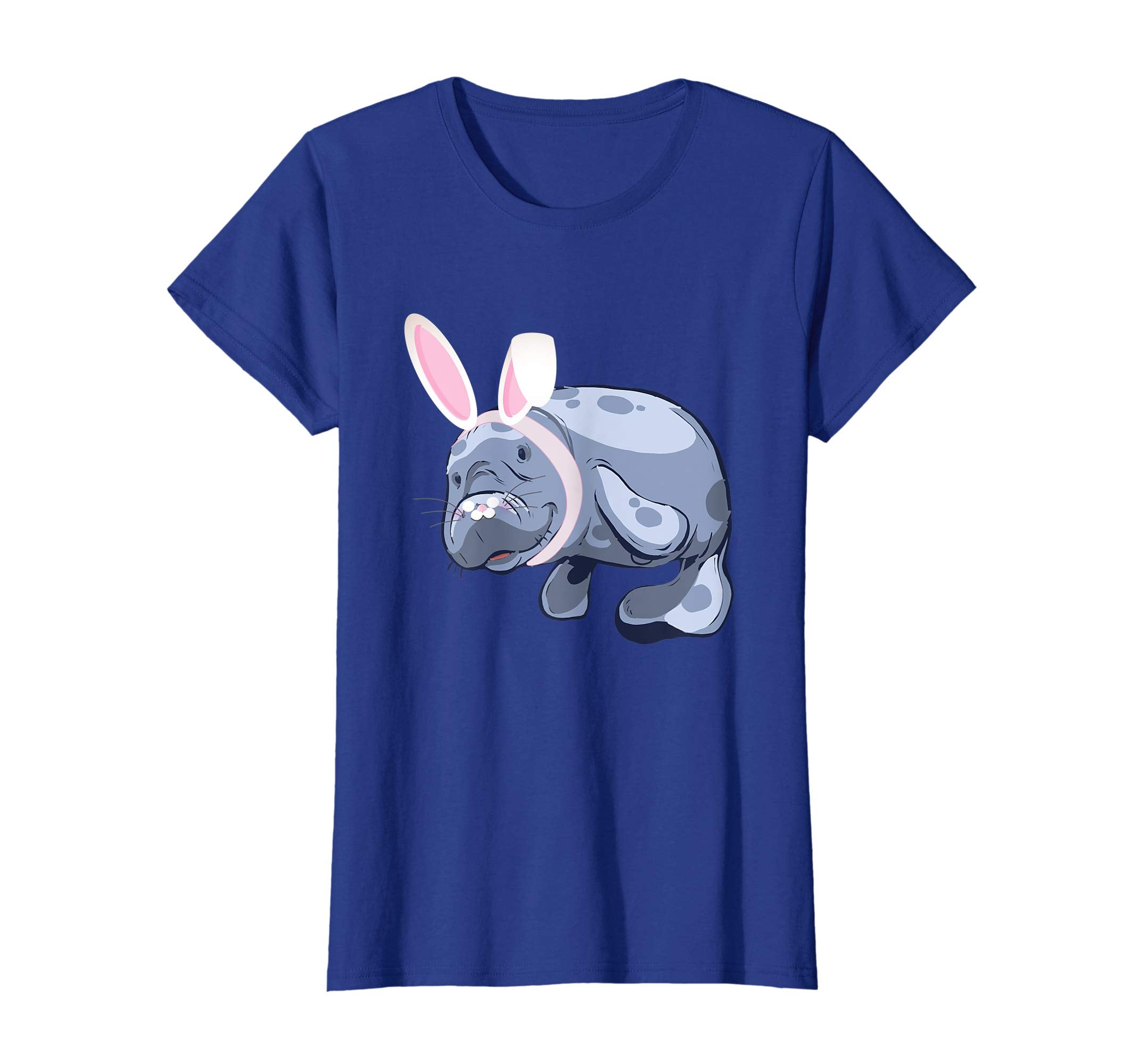 Funny Manatee Easter Bunny TShirt Gift Kids Adults
