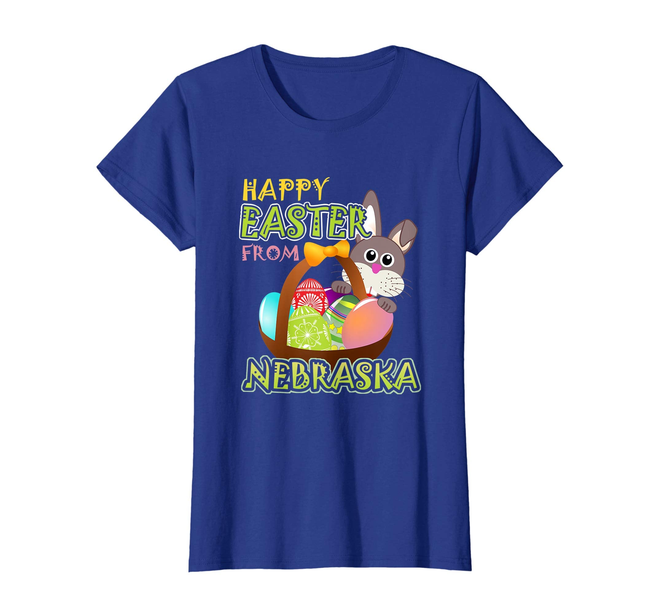 Happy Easter from Nebraska Funny States T-Shirt