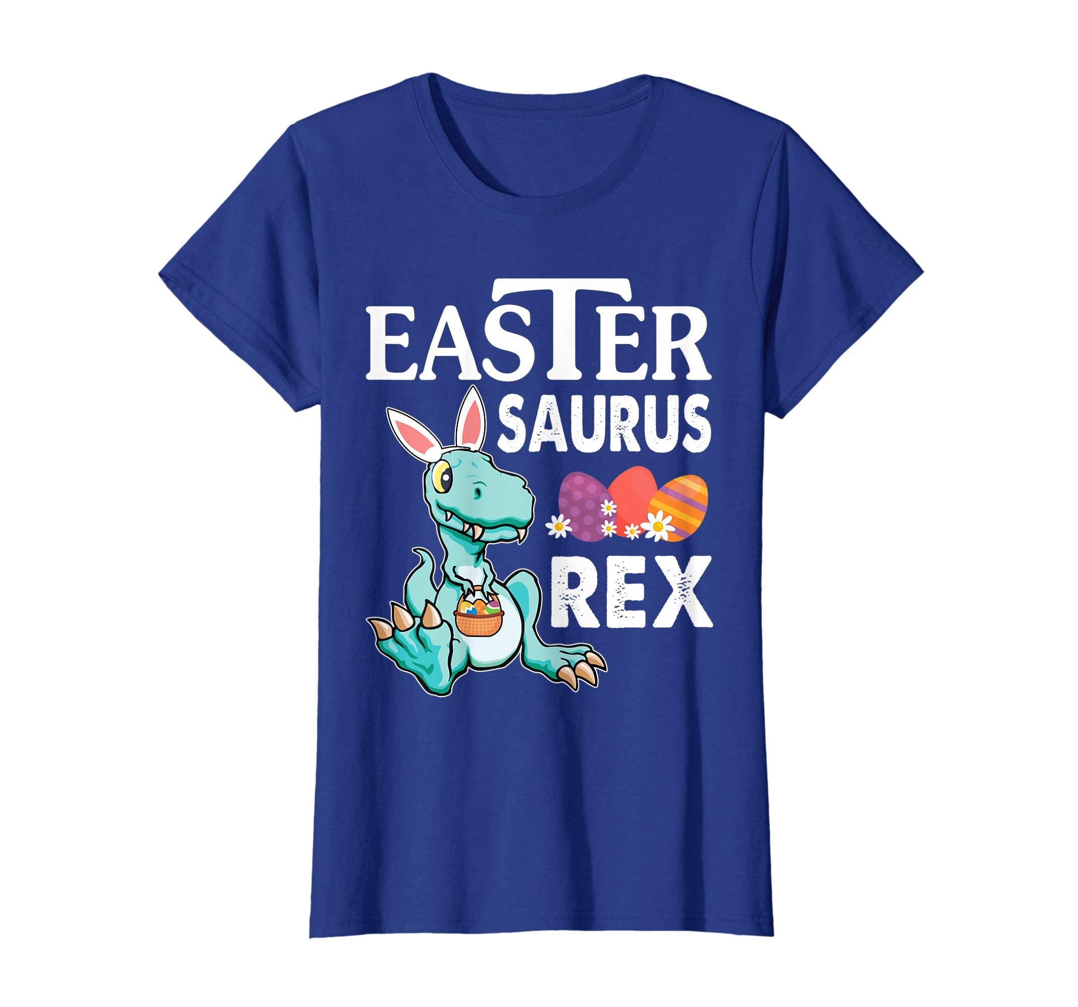 Dinosaur T-rex Bunny And Easter Eggs Shirt Easter Saurus Rex
