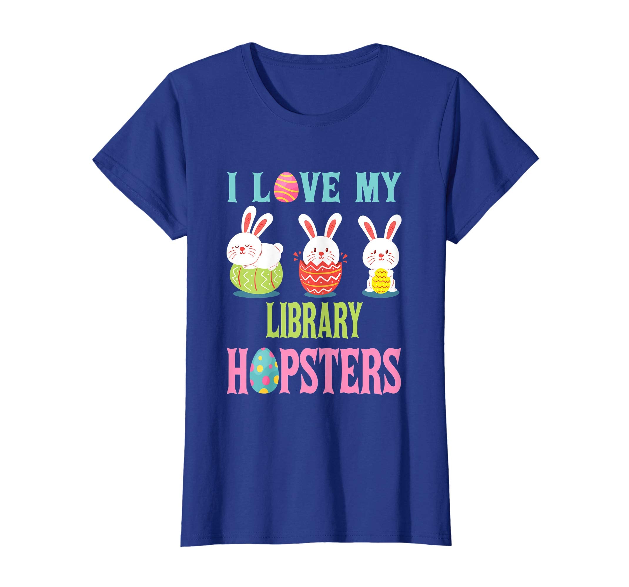 Easter Library Teacher Shirt Gift Easter Shirt
