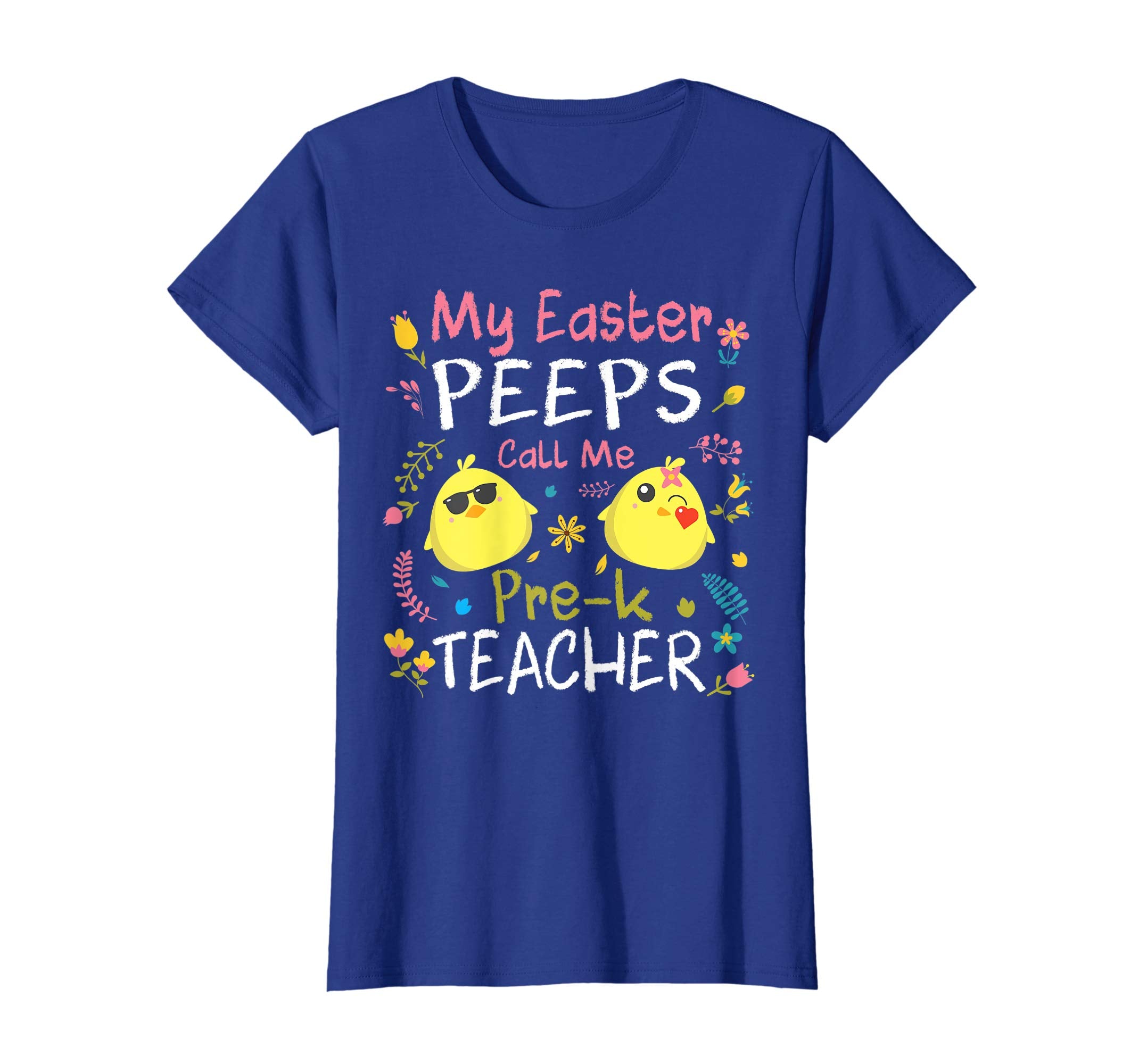 My Easter Peeps Chicks Call Me Pre-k Teacher Easter Shirt