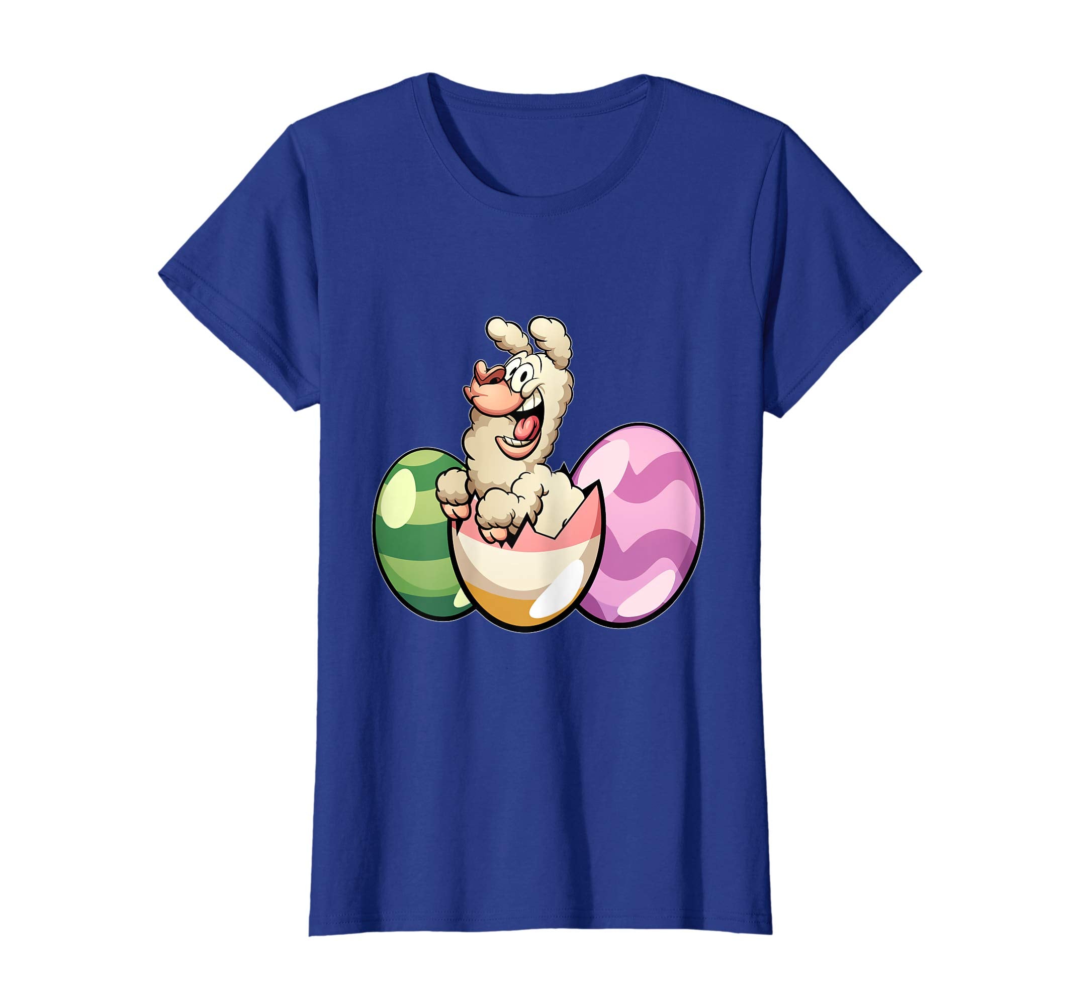 Easter Shirts For Kids Boys Girls Llama Shirt Easter Eggs