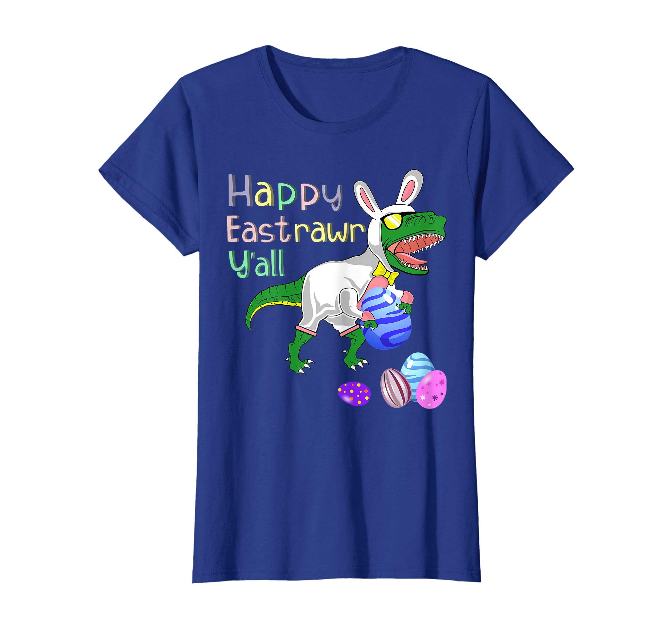 Easter Dinosaur T-Rex Shirt Funny Eastrawr Egg Bunny Tee