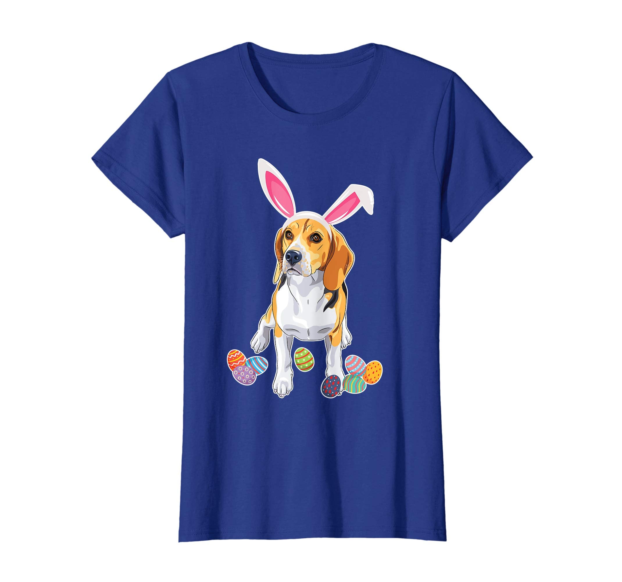 Beagle Dog With Bunny Rabbit Hat Easter Eggs Happy Day Shirt