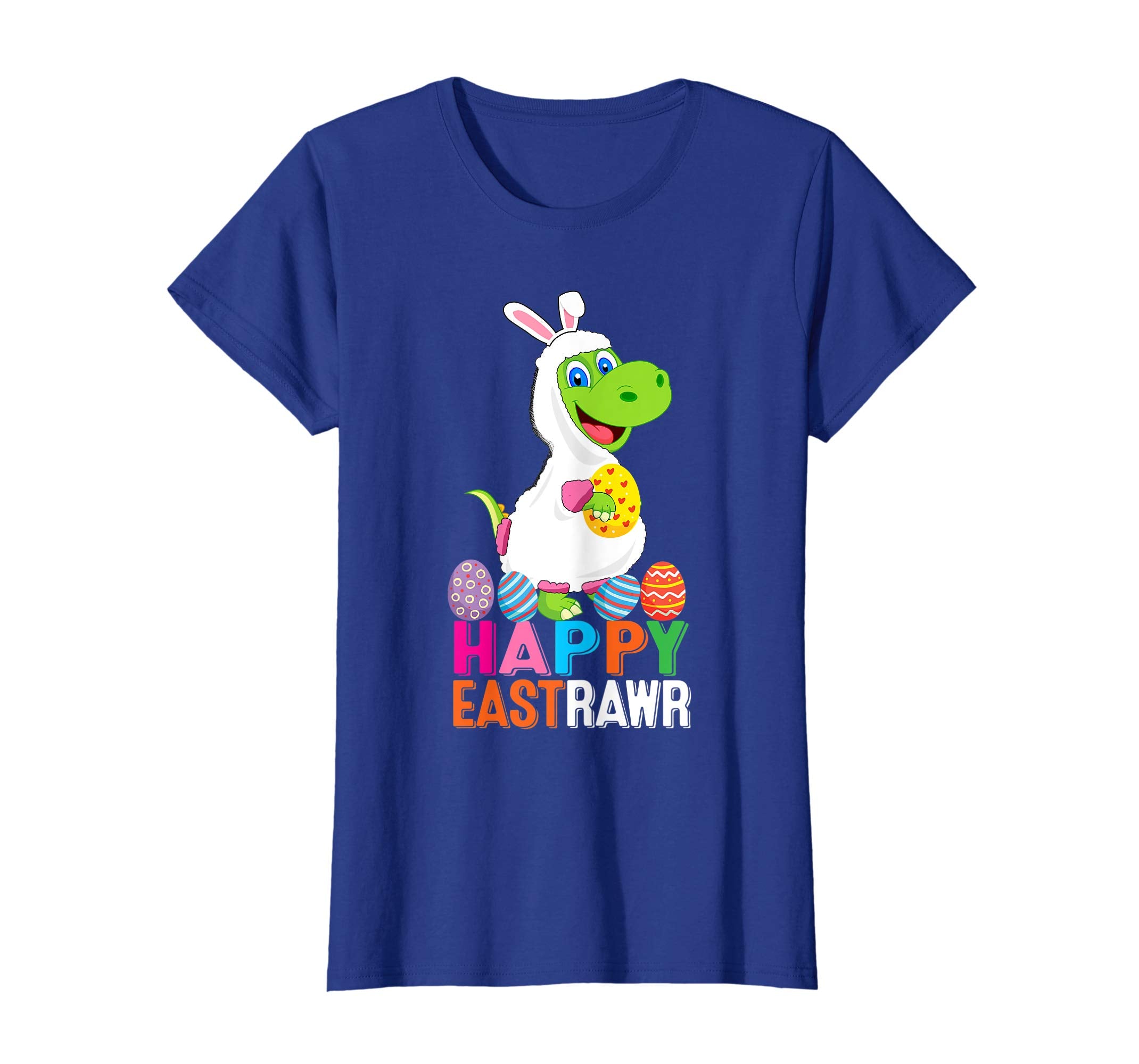 Happy Eastrawr Funny Dinosaur Easter Bunny Gift Kids Shirt