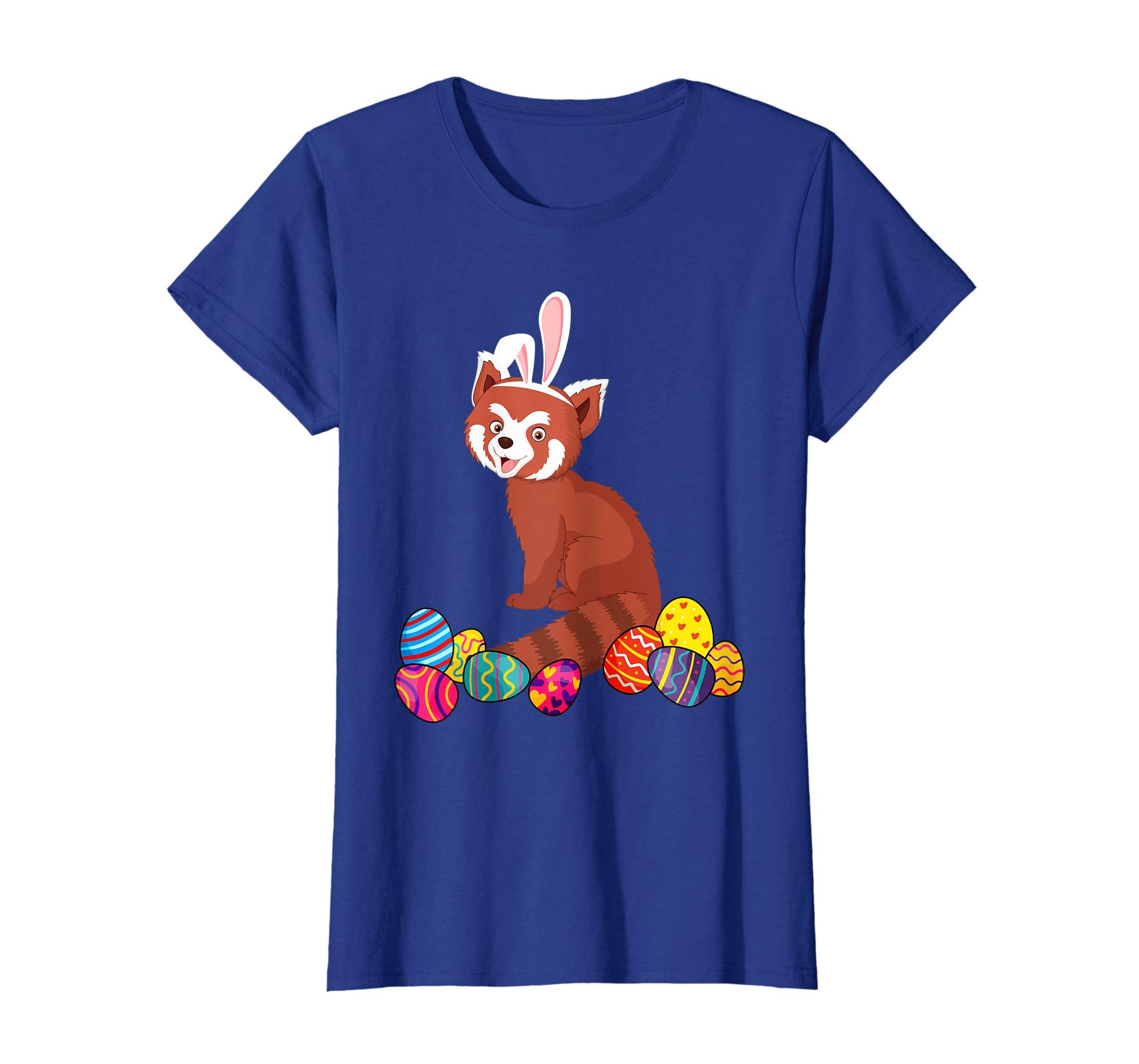 Red Panda Bunny Ear With Egg Easter Easter Day Shirt