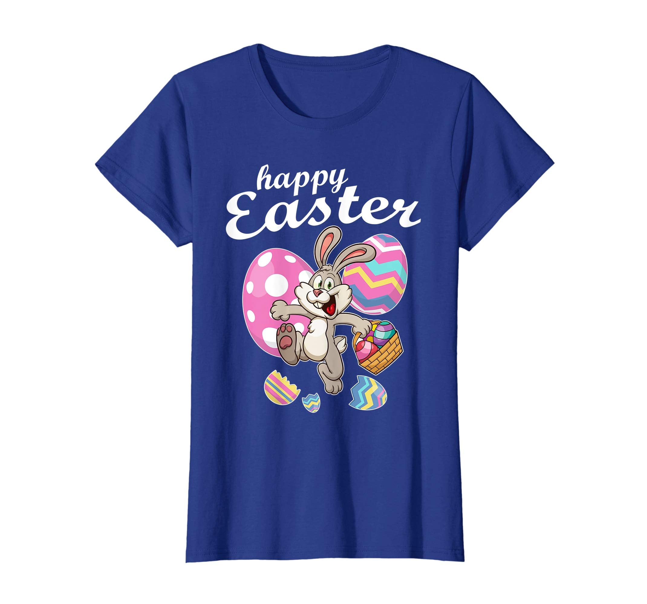 Bunny Rabbit Playing With Easter Eggs Happy Easter Day Shirt