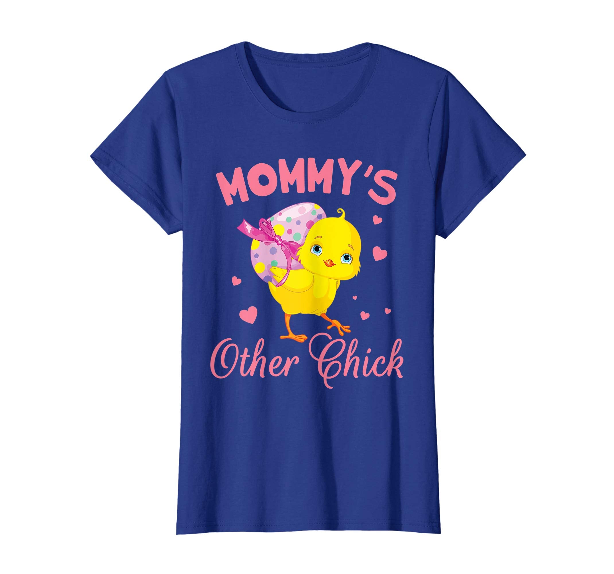 Hearts Chick With Big Easter Egg Shirt Mommy's Other Chick