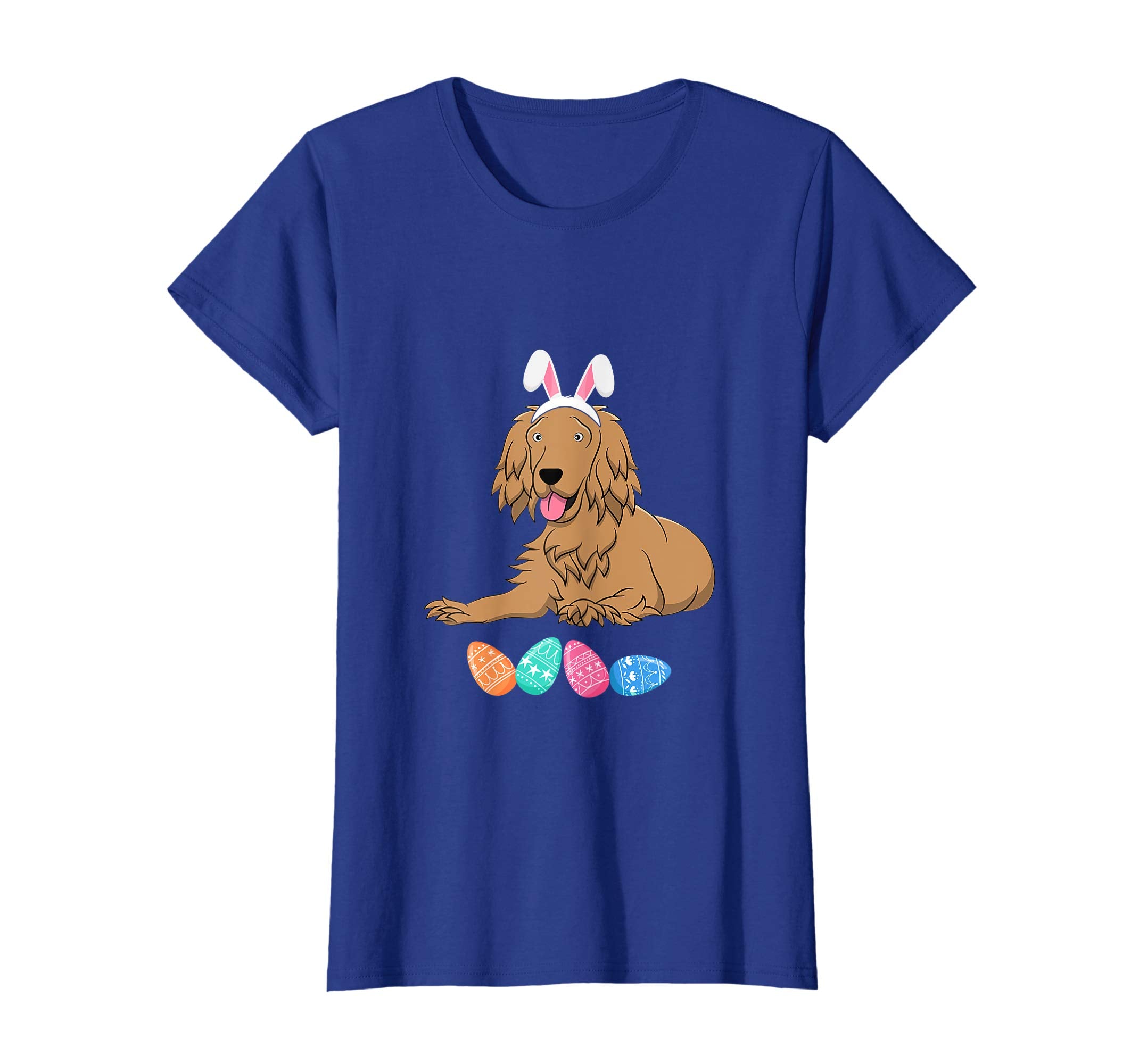 Funny Easter Cocker Spaniel With Bunny Ears And Eggs T Shirt