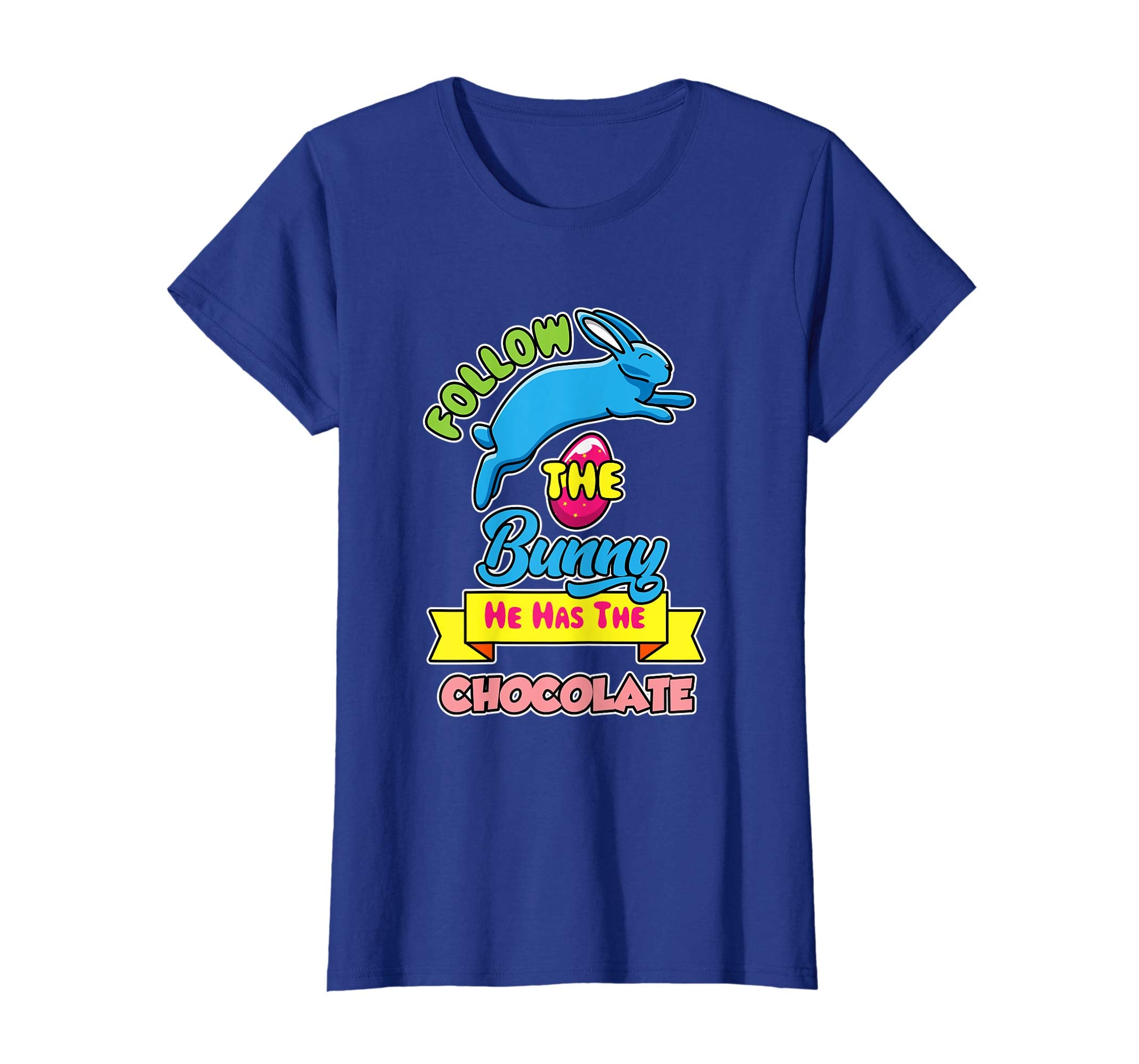 Follow The Easter Bunny Gift Shirt Happy Easter Egg Hunt Tee