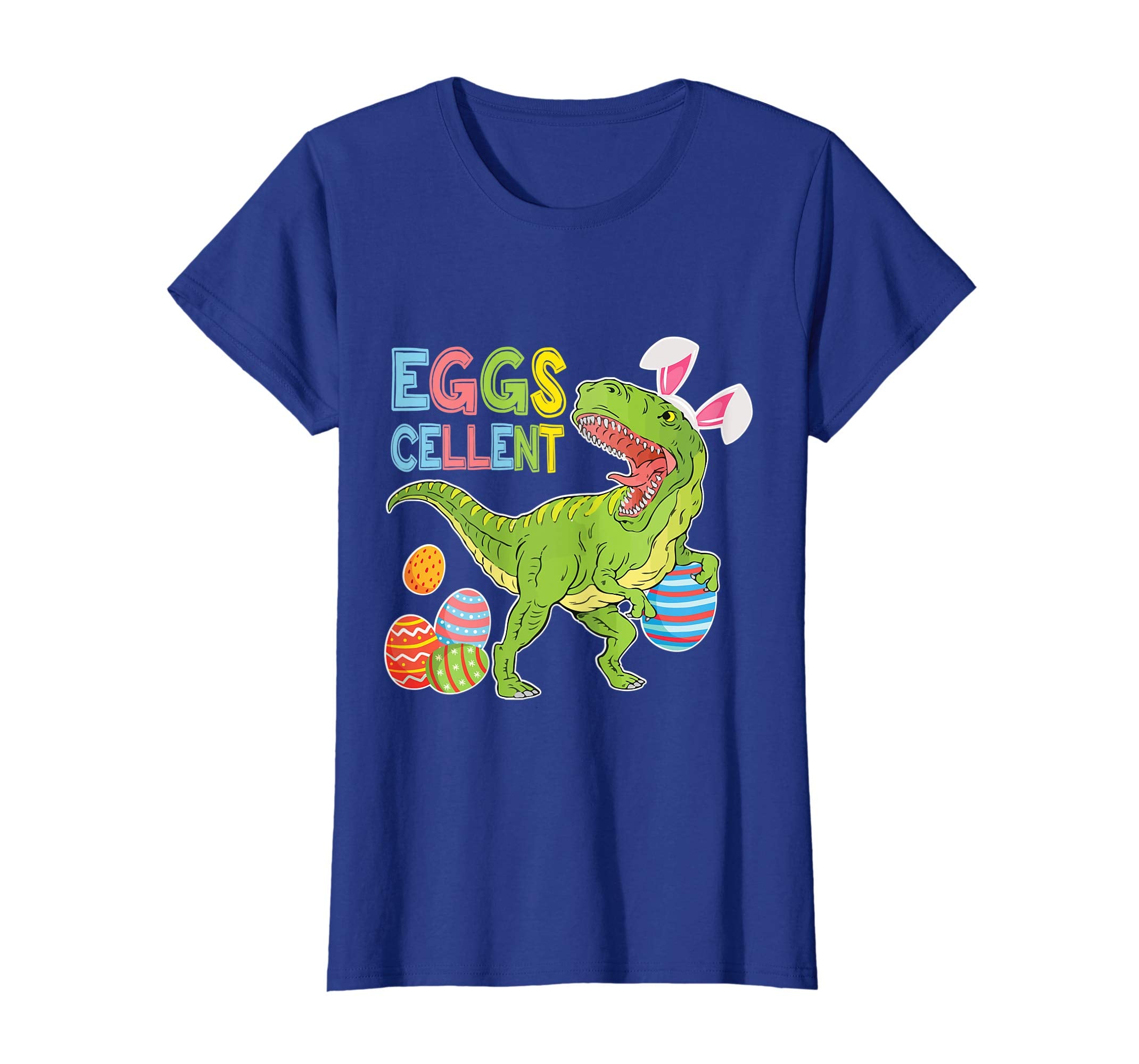Dinosaur T-rex Rabbit Easter Shirt Eggs Cellent Excellent