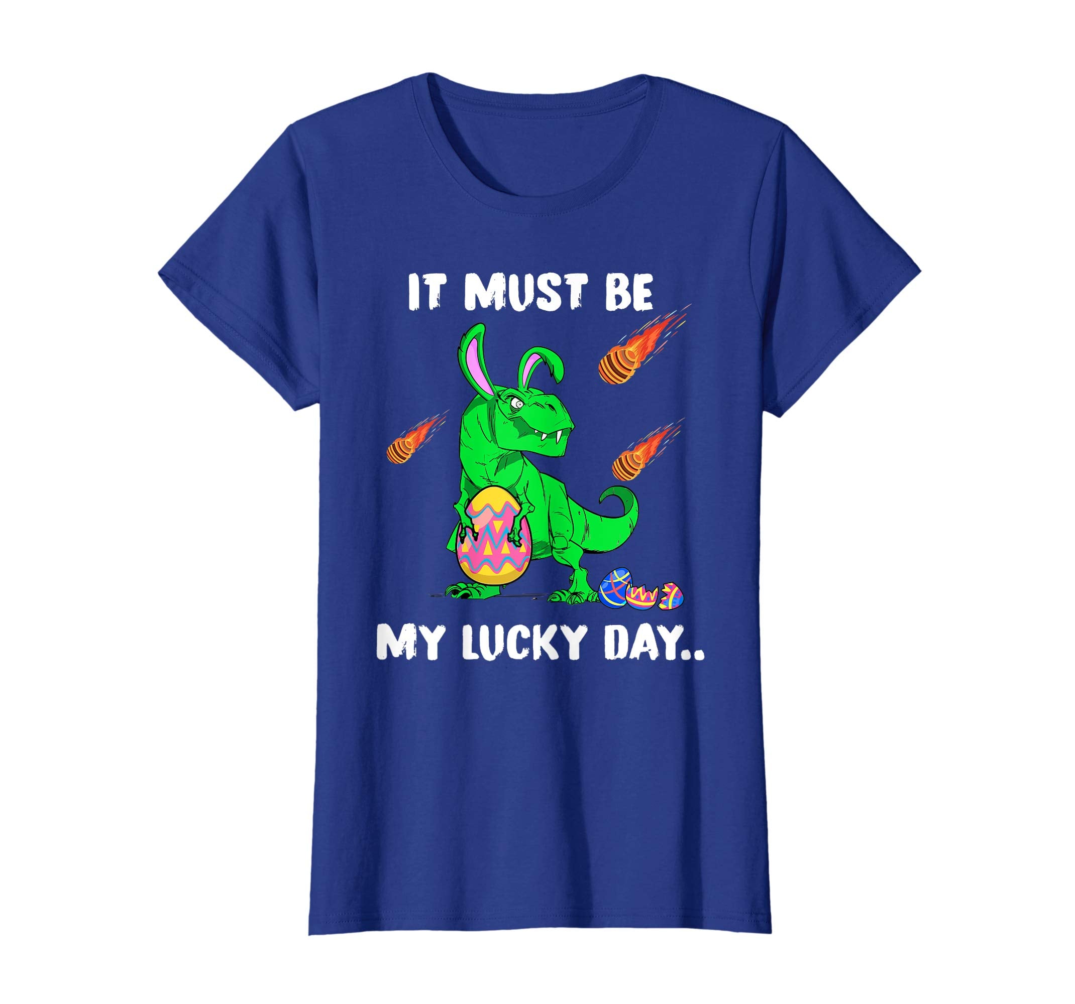 It Must Be My Lucky Day Saurus Easter Day Shirt