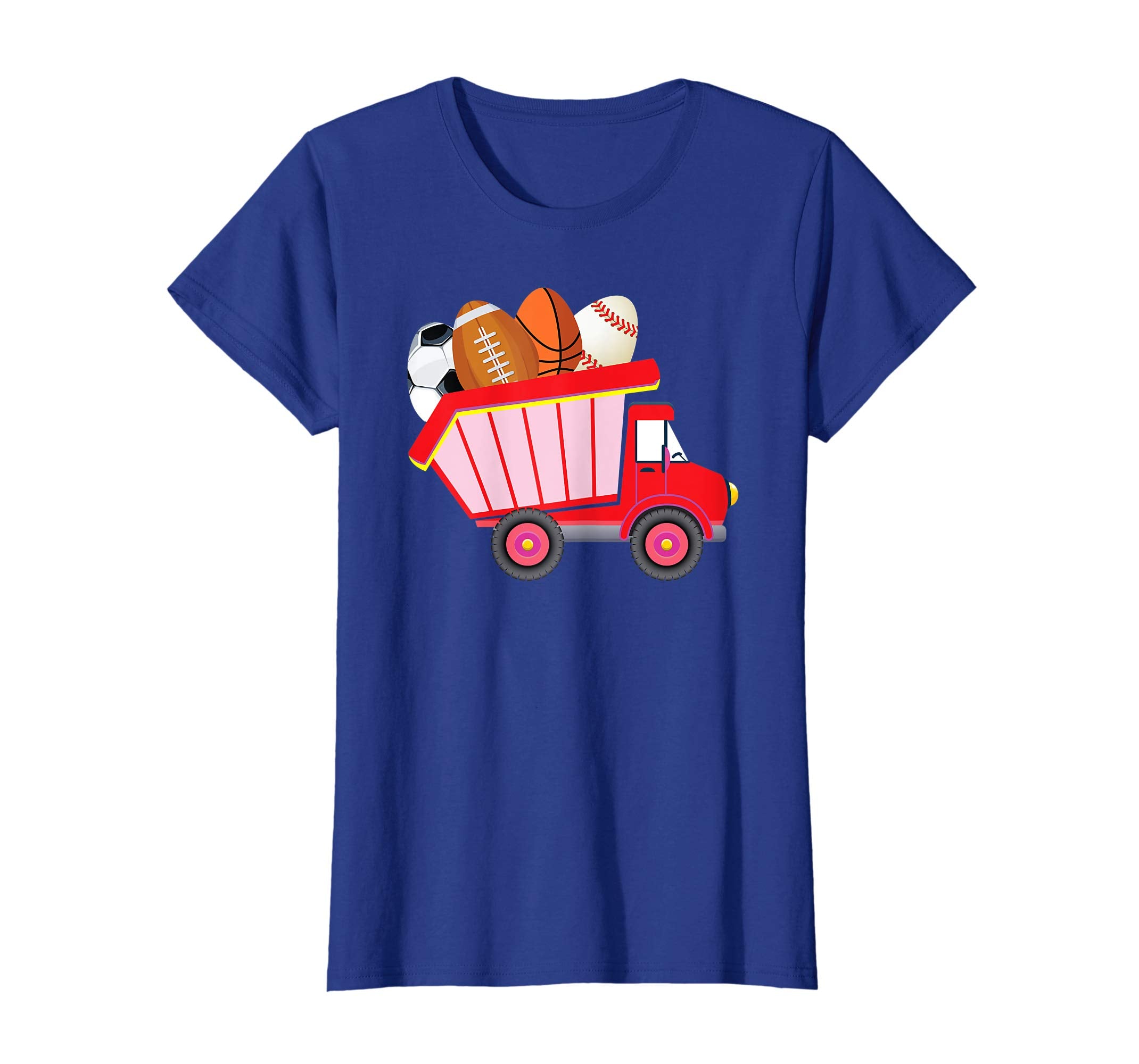 Dump Truck Loads Of Eggs Balls Easter Day Kids T-Shirt Egg