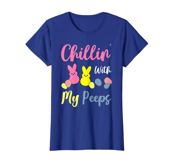 Chillin' With My Peeps Easter Bunny T-Shirt