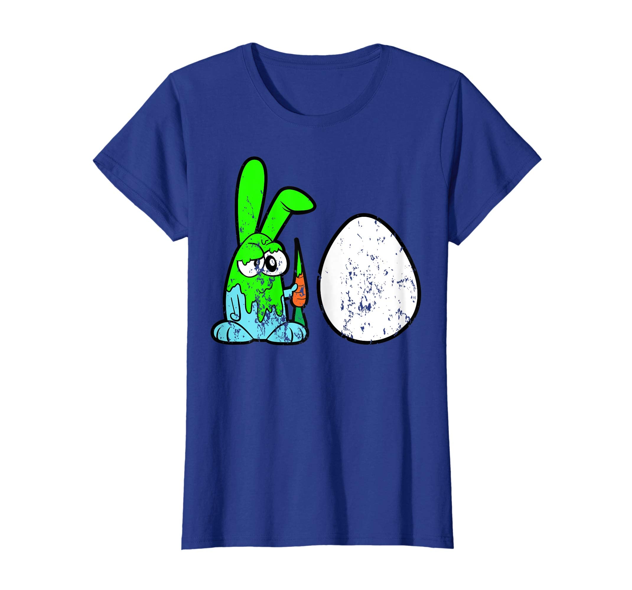 Retro Vintage Grunge Funny Cute Easter Bunny Egg Fun T-Shirt