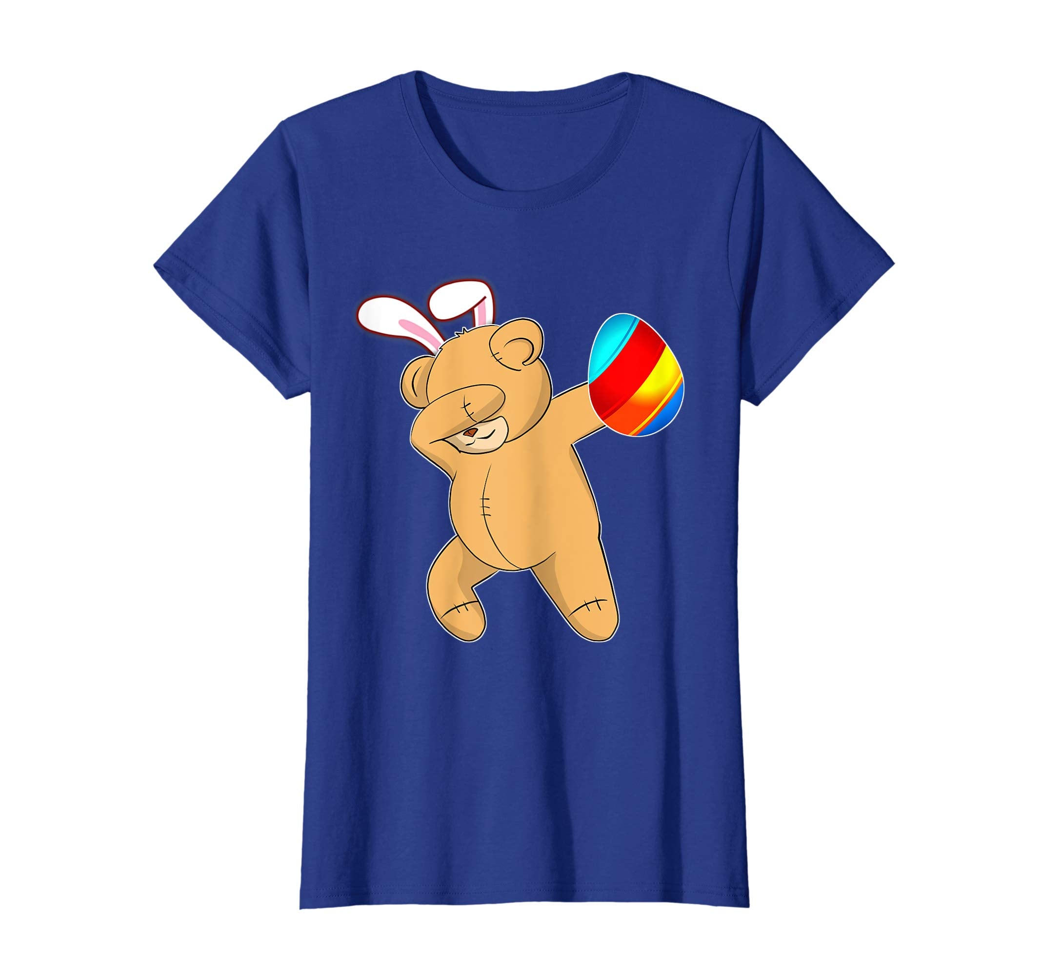 Easter Bunny Dabbing Teddy Bear Tshirt Egg Ears Gift