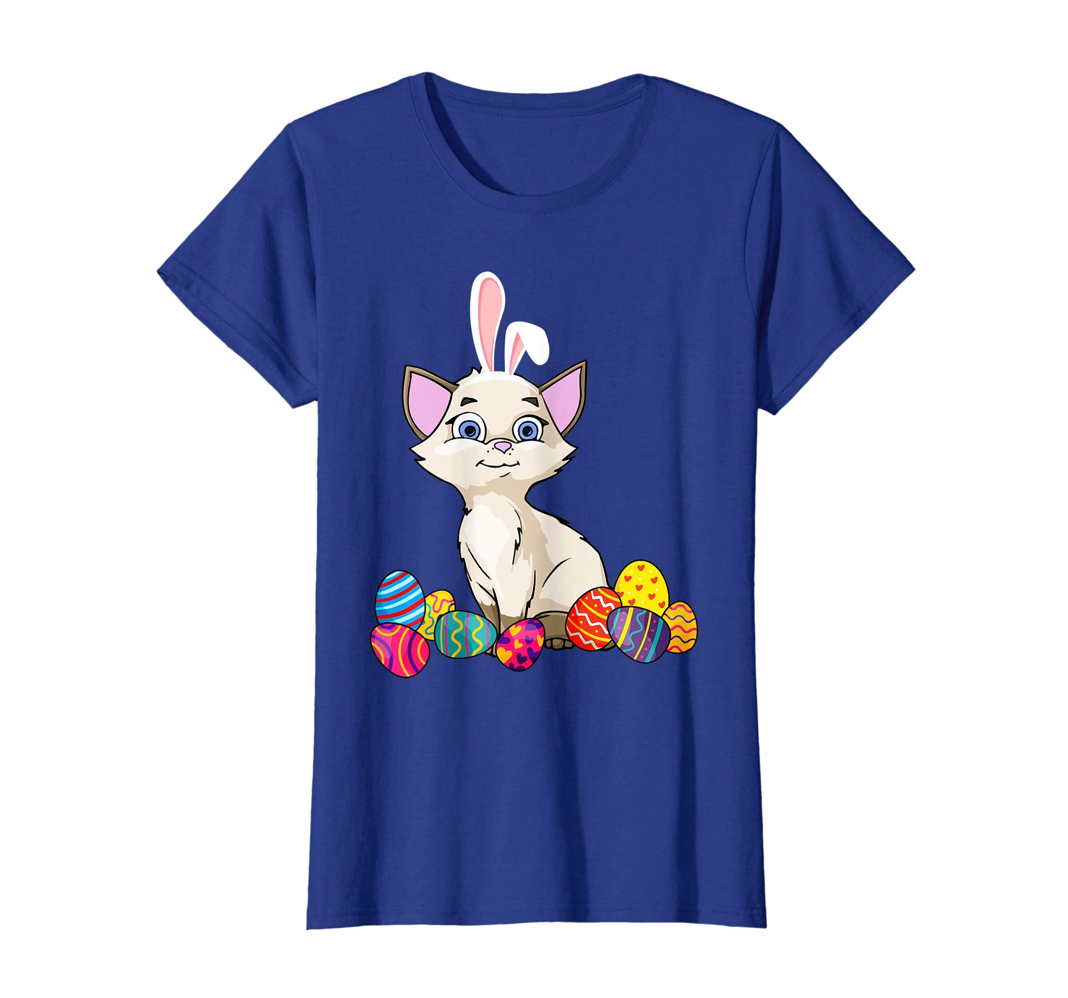 Cat Bunny Ear With Egg Easter Easter Day Shirt