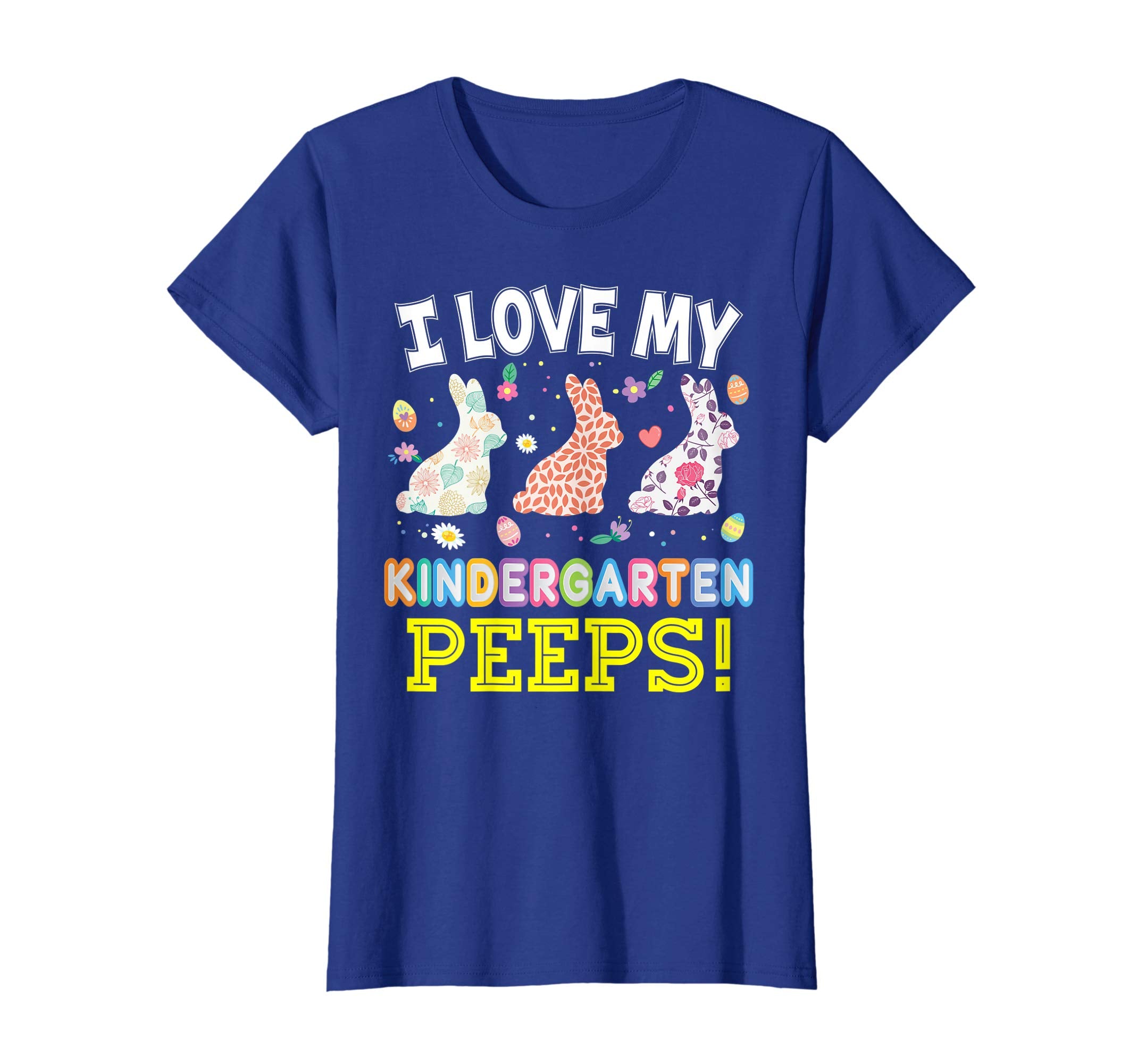 I Love My Kindergarten Peeps Teacher Easter Bunnies T-Shirt